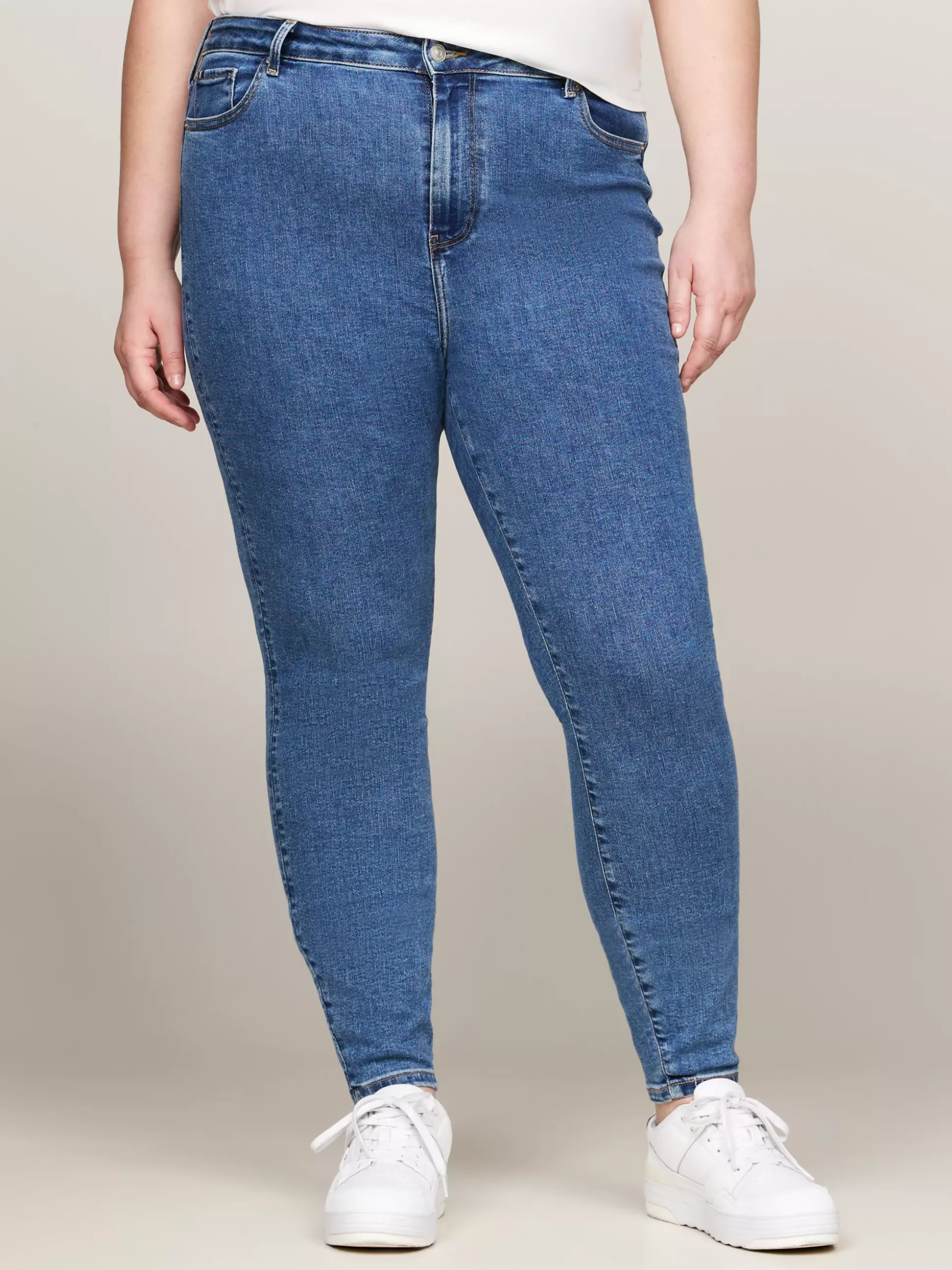 Tommy Hilfiger Jeansy^Bardzo Obcisłe Jeansy Curve Harlem