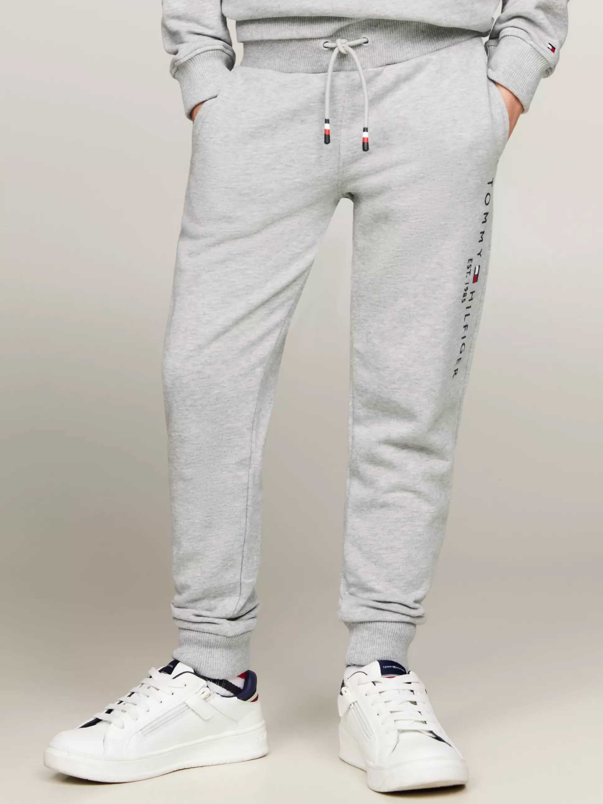 Dzieci Tommy Hilfiger Spodnie, Szorty I Spódnice | Spodnie I Szorty^Bawełniane Joggery Essential Z Logo