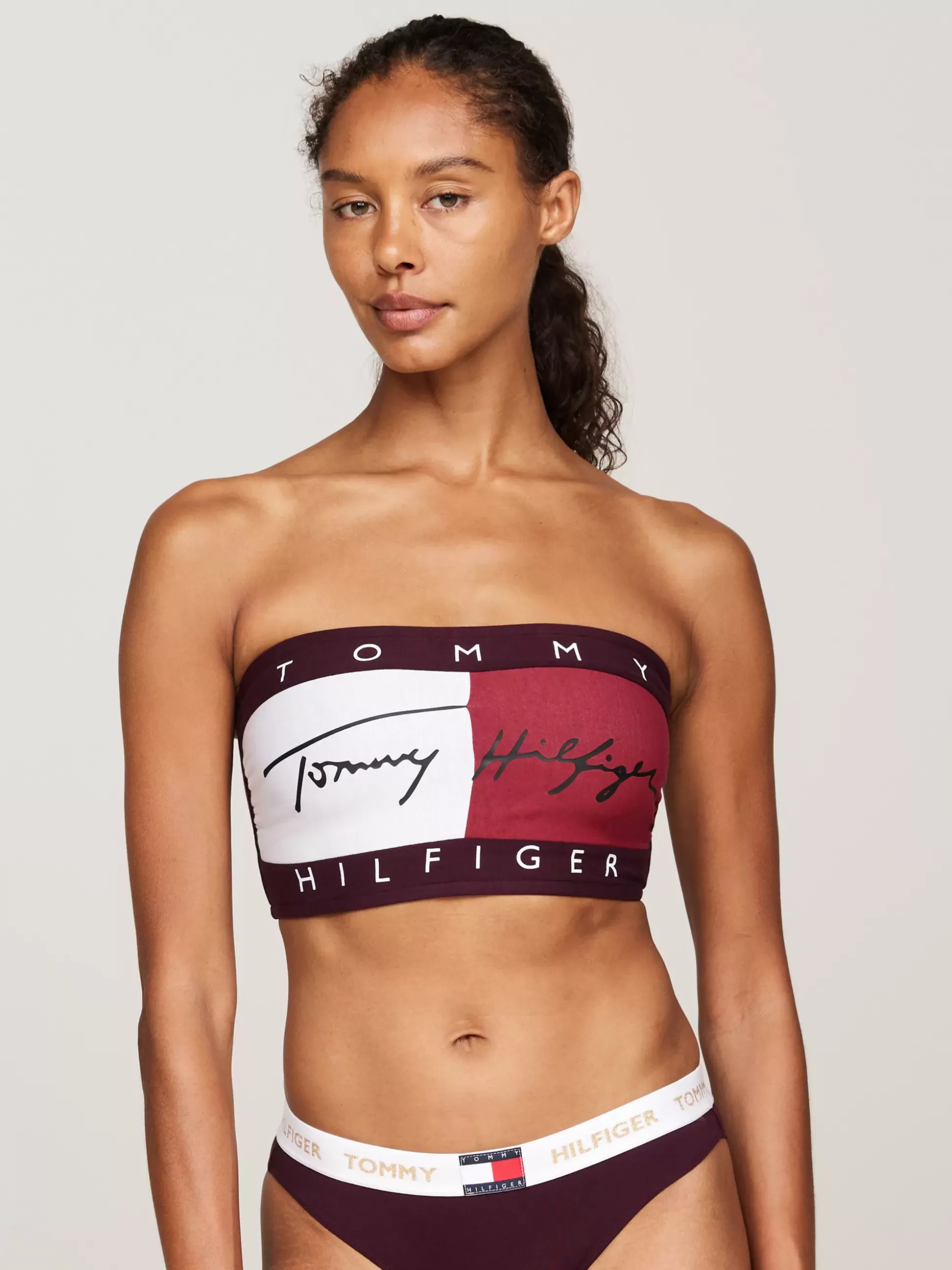 Tommy Hilfiger Biustonosze | Bielizna^Biustonosz Bandeau TH Heritage