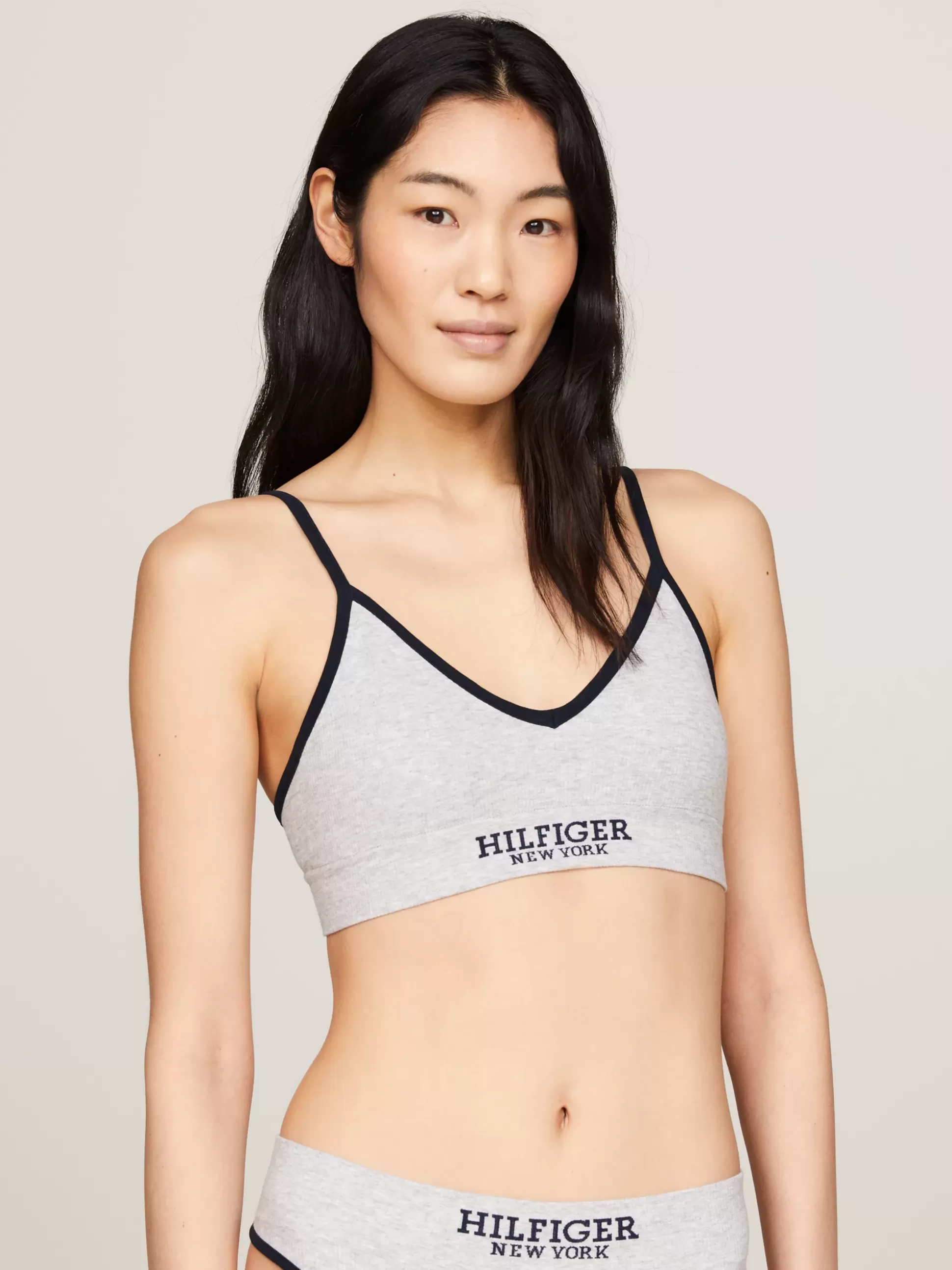 Tommy Hilfiger Biustonosze | Bielizna^Biustonosz Hilfiger Monotype Z Kontrastową Lamówką