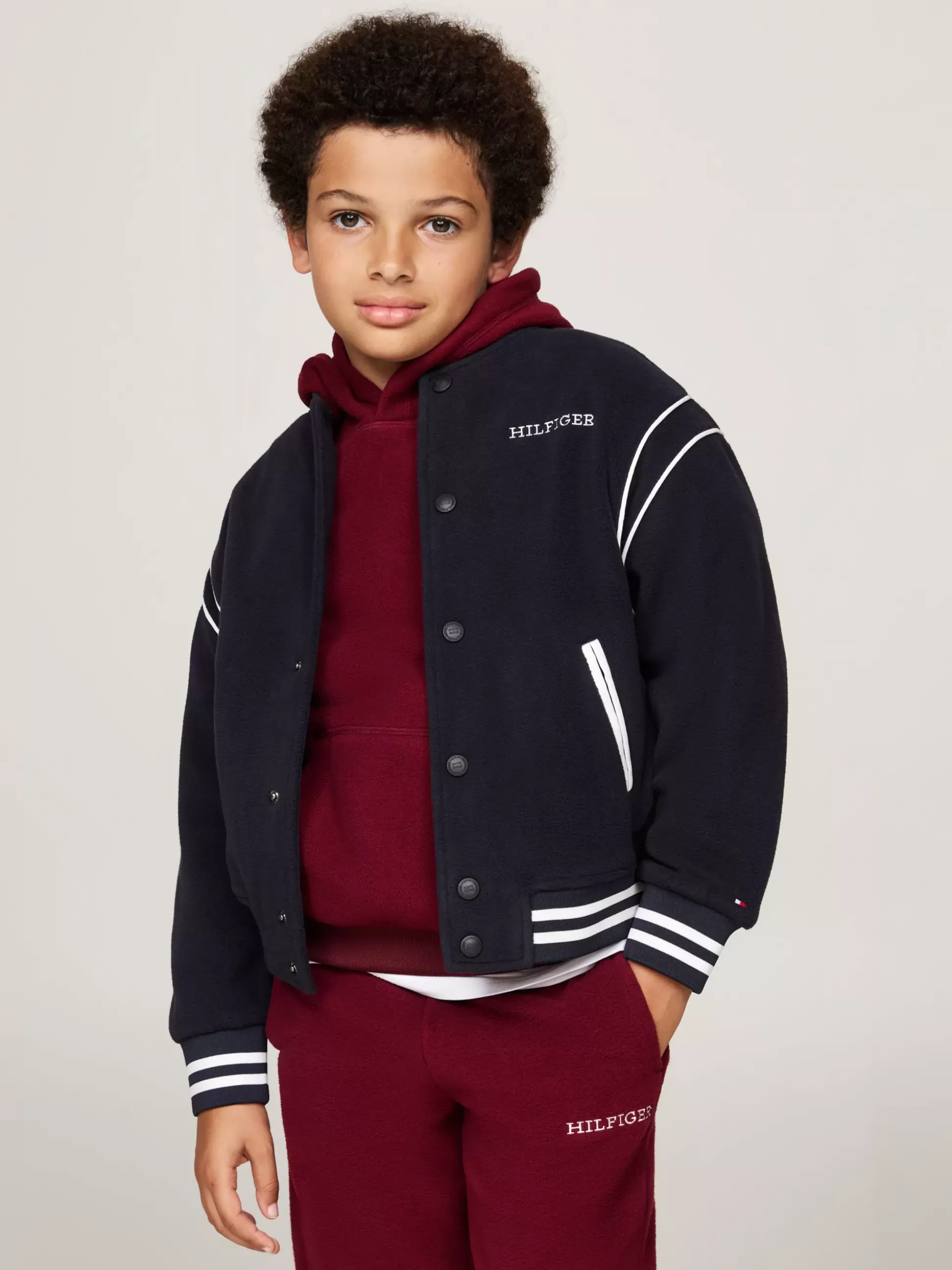 Dzieci Tommy Hilfiger Bluzy Dresowe I Z Kapturem | Bluzy Dresowe I Z Kapturem^Bluza Bomber Z Polaru