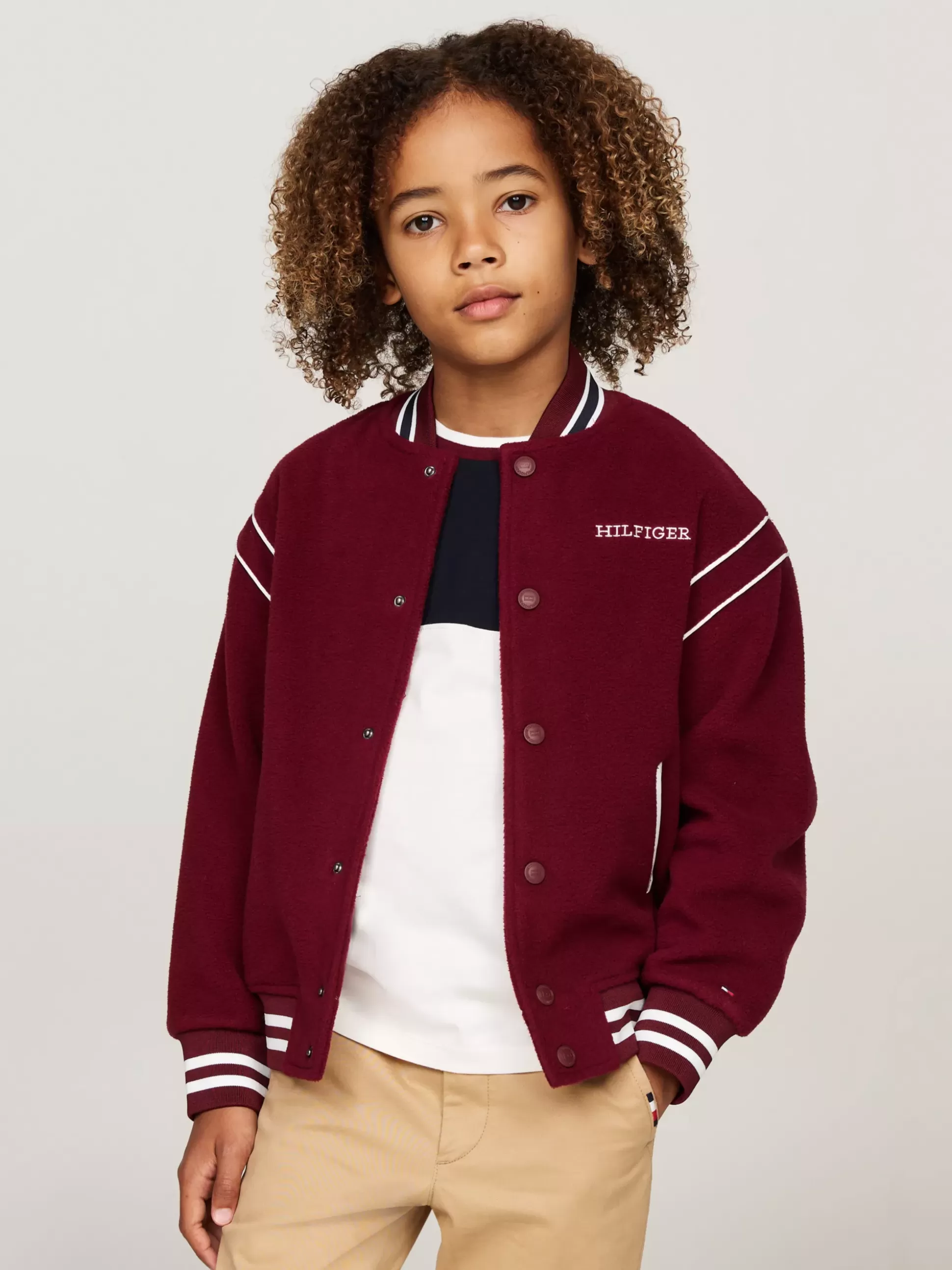 Dzieci Tommy Hilfiger Bluzy Dresowe I Z Kapturem | Bluzy Dresowe I Z Kapturem^Bluza Bomber Z Polaru