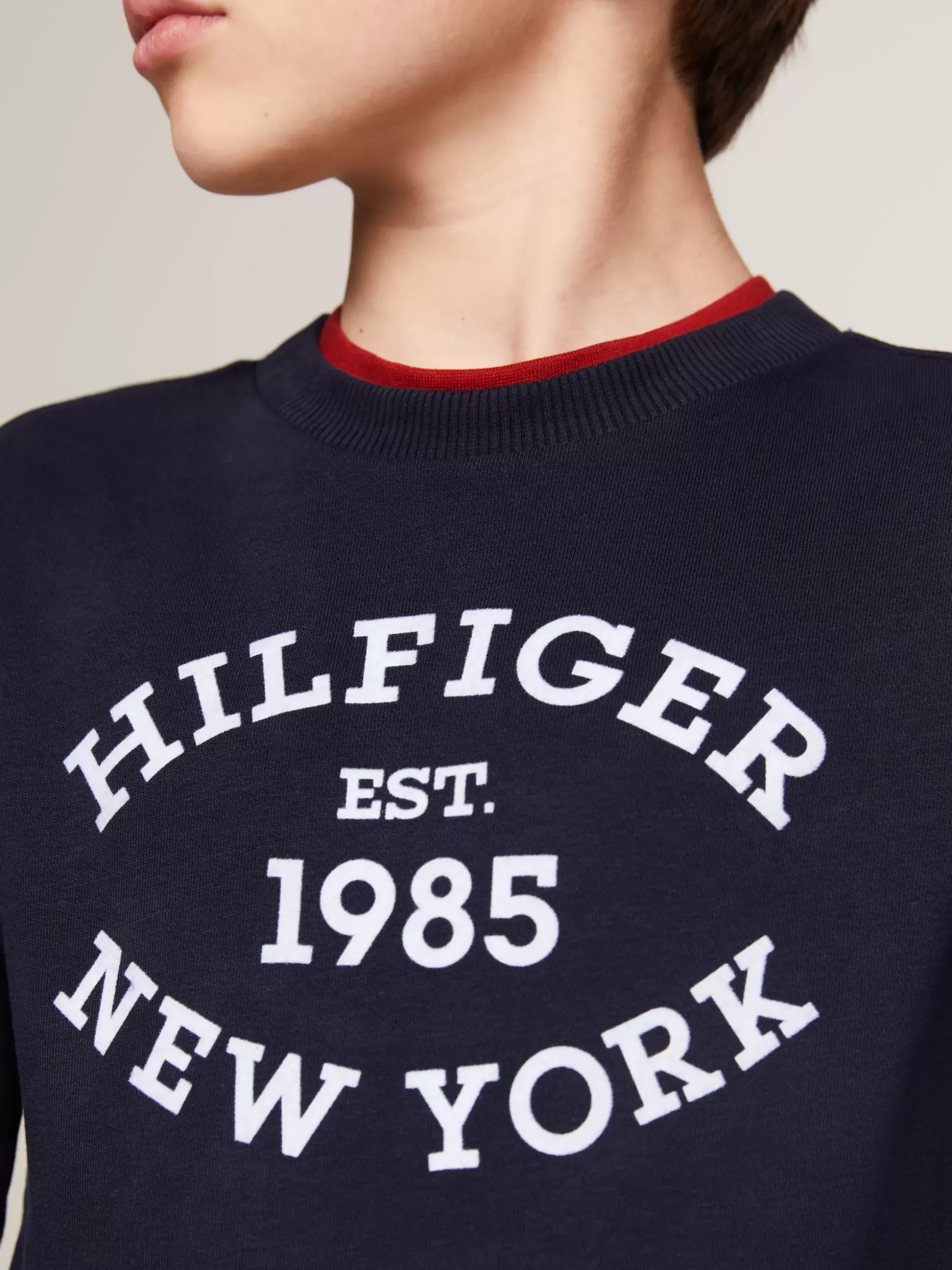 Dzieci Tommy Hilfiger Bluzy Dresowe I Z Kapturem^Bluza Hilfiger Monotype Z Flokowanym Logo