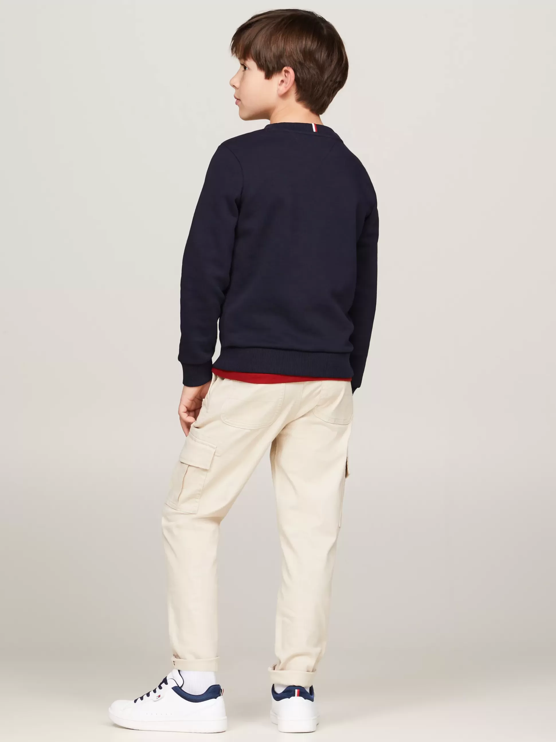 Dzieci Tommy Hilfiger Bluzy Dresowe I Z Kapturem^Bluza Hilfiger Monotype Z Flokowanym Logo