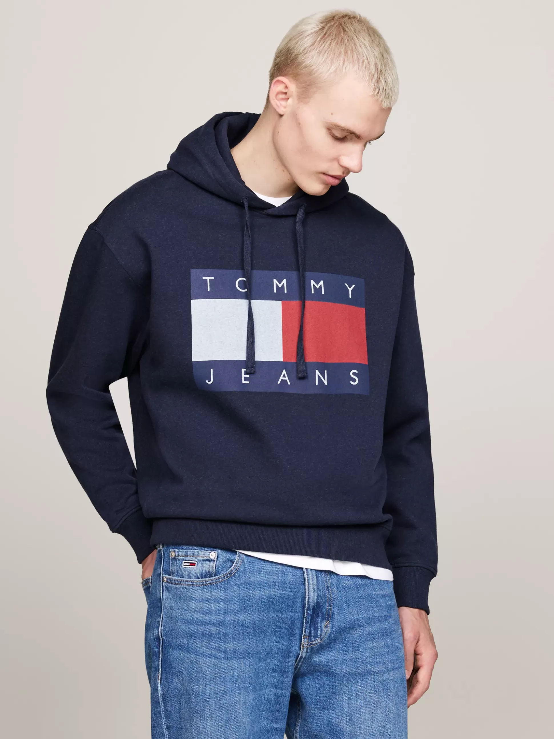 Tommy Hilfiger Bluzy Dresowe & Z Kapturem^Bluza O Luźnym Kroju Z Naszywką