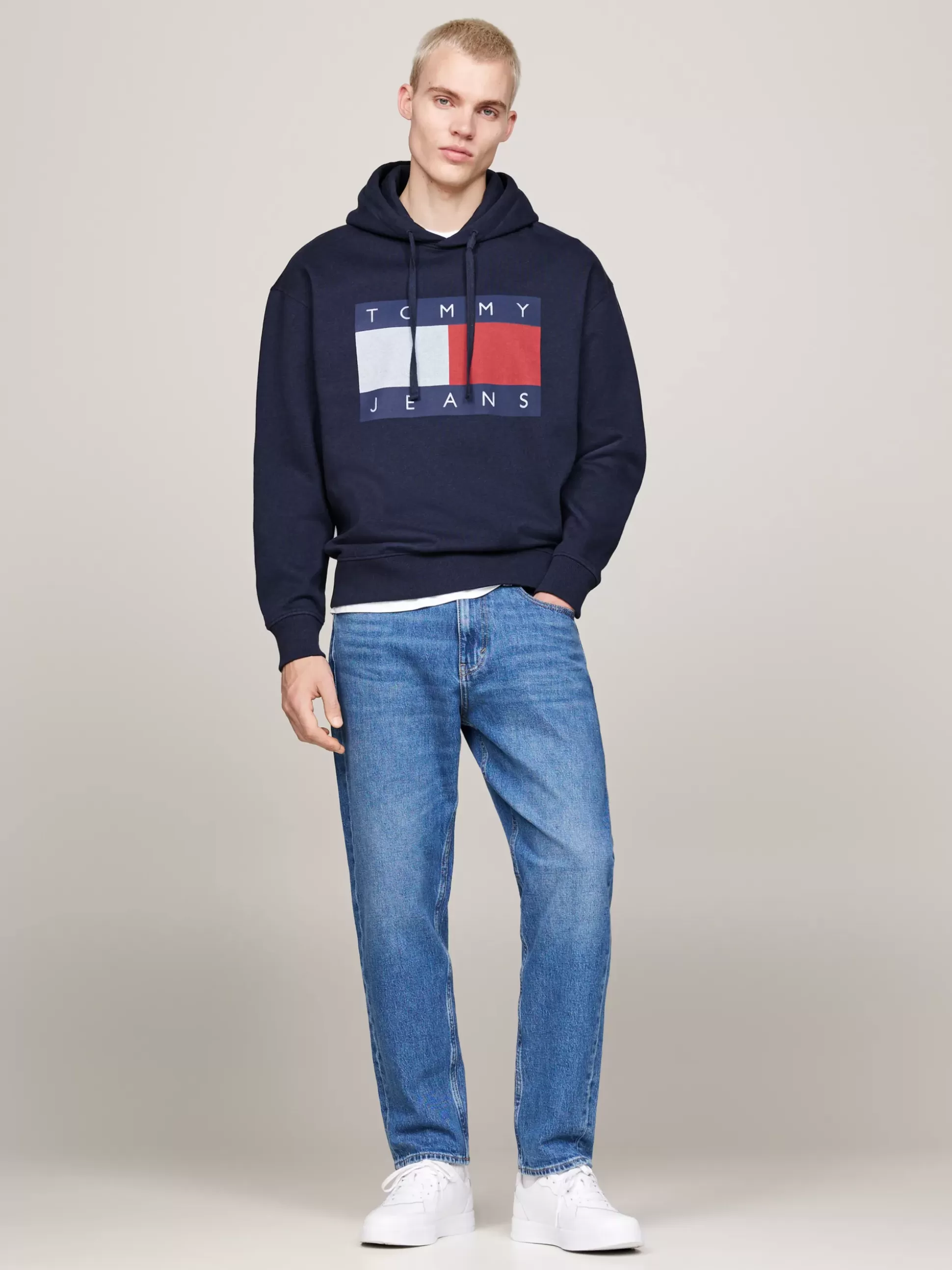 Tommy Hilfiger Bluzy Dresowe & Z Kapturem^Bluza O Luźnym Kroju Z Naszywką