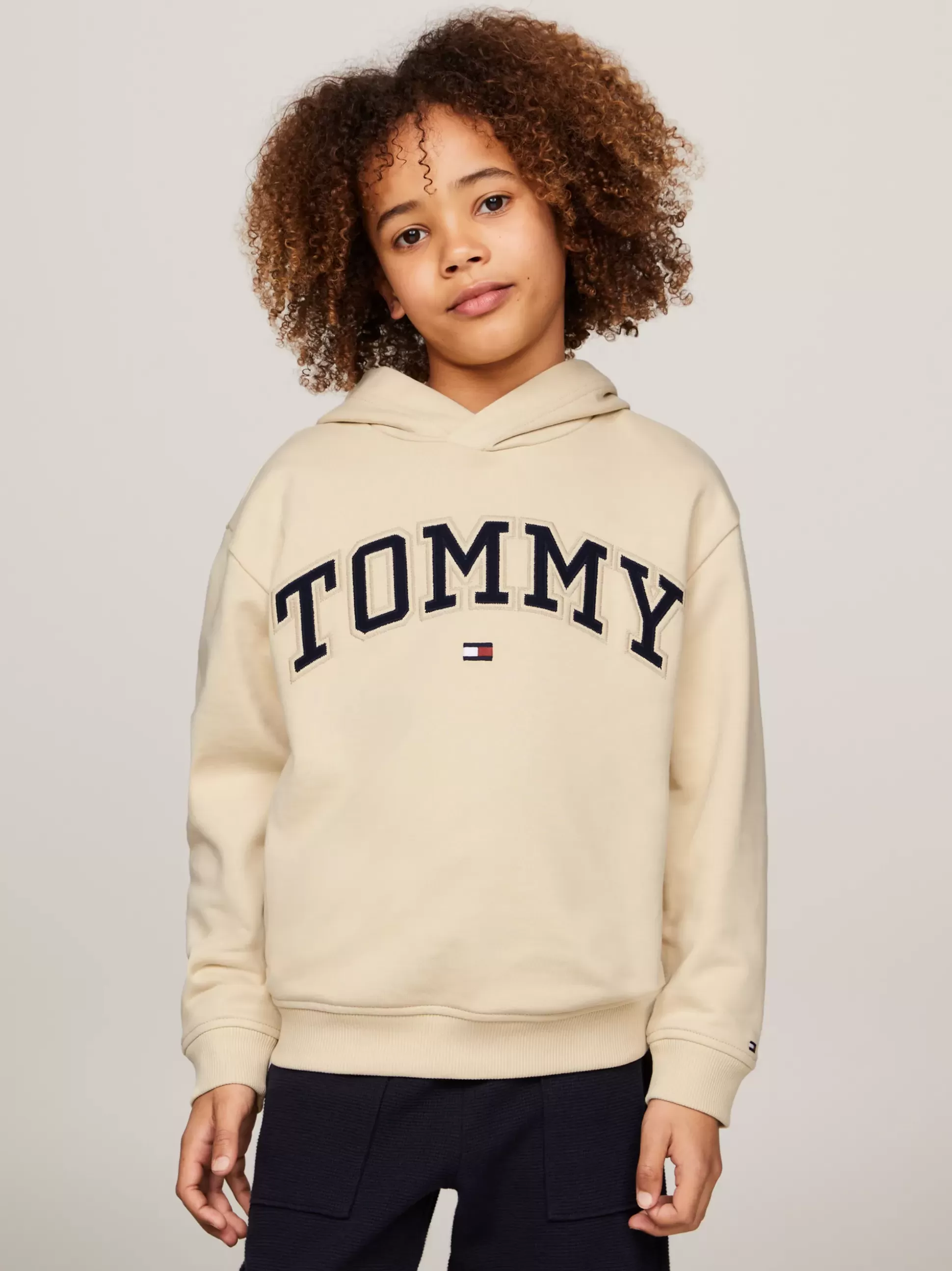 Dzieci Tommy Hilfiger Bluzy Dresowe I Z Kapturem^Bluza Varsity Z Kapturem I Haftowanym Logo