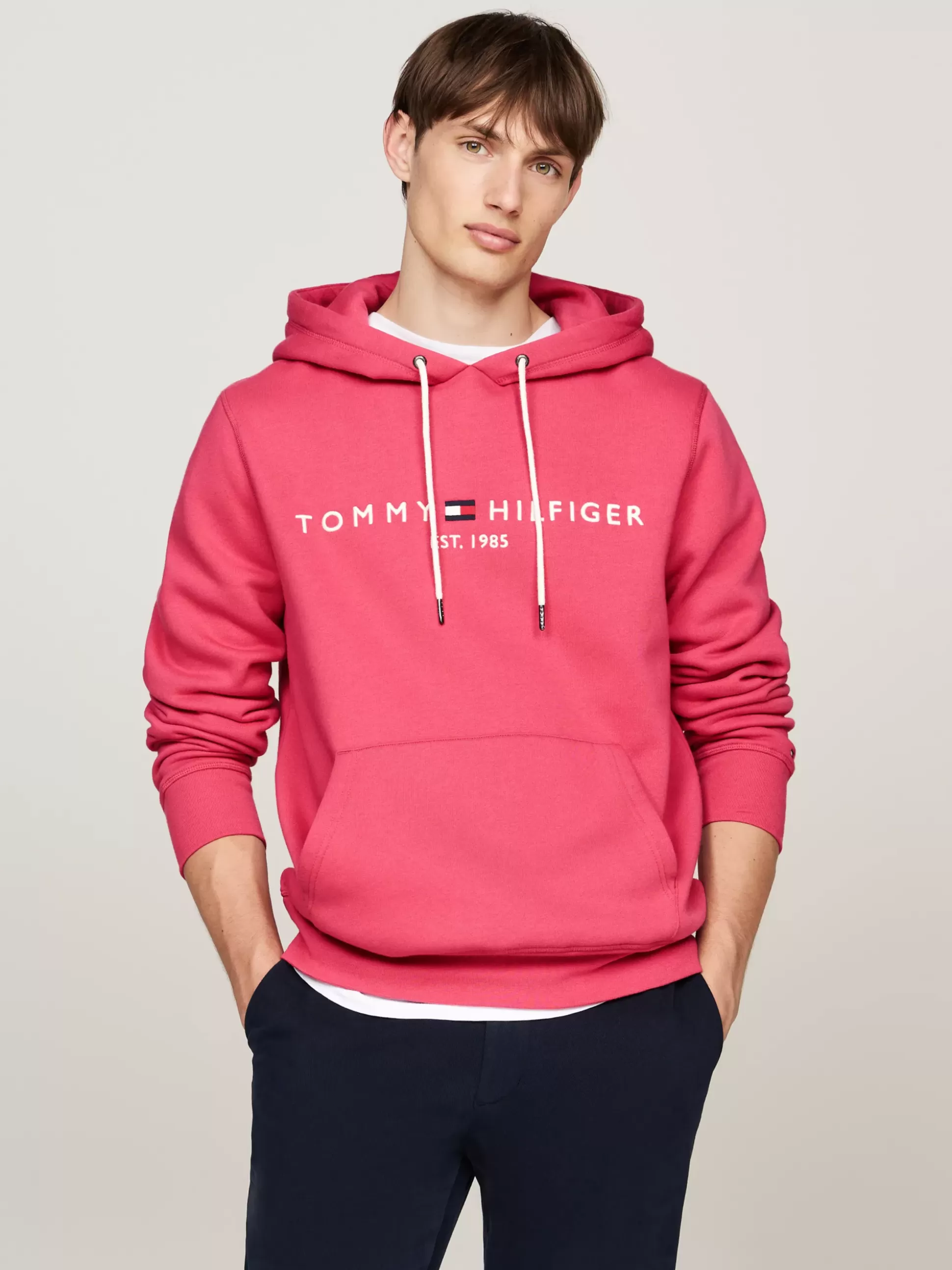 Tommy Hilfiger Bluzy Dresowe & Z Kapturem^Bluza Z Kapturem I Wyhaftowanym Logo