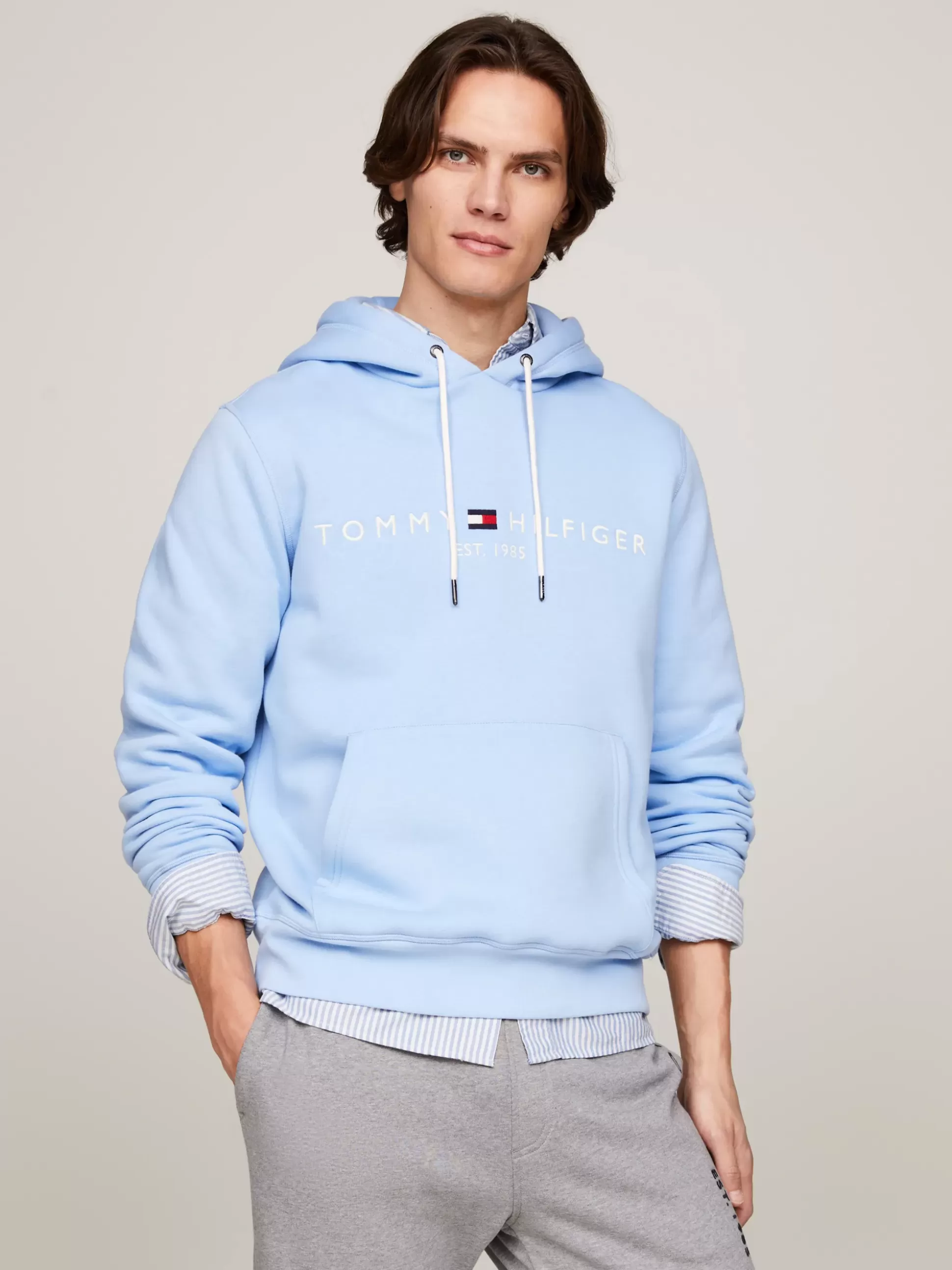 Tommy Hilfiger Dresy | Bluzy Dresowe & Z Kapturem^Bluza Z Kapturem I Wyhaftowanym Logo