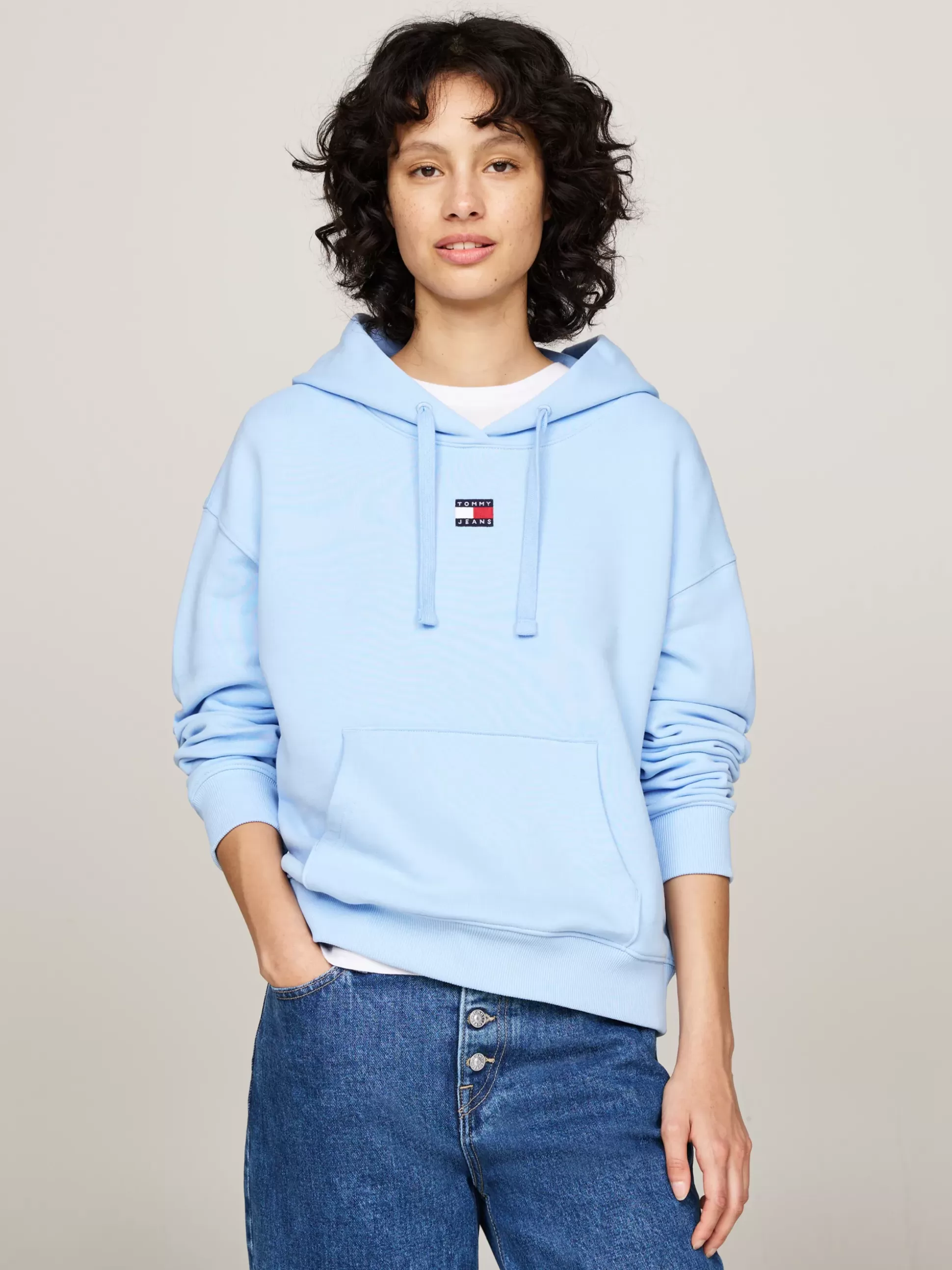 Tommy Hilfiger Bluzy Dresowe & Z Kapturem^Bluza Z Kapturem O Pudełkowym Kroju