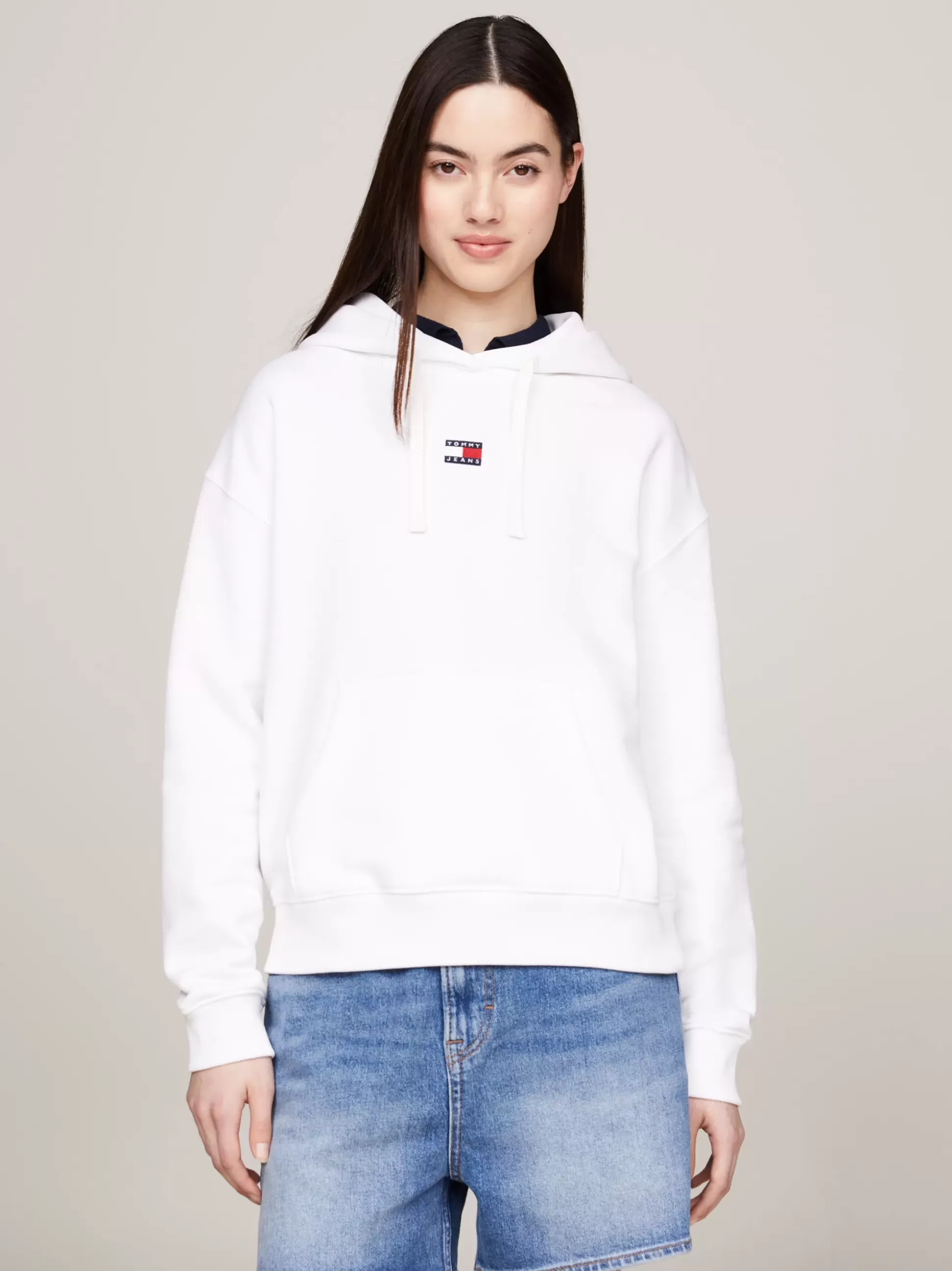 Tommy Hilfiger Bluzy Dresowe & Z Kapturem^Bluza Z Kapturem O Pudełkowym Kroju