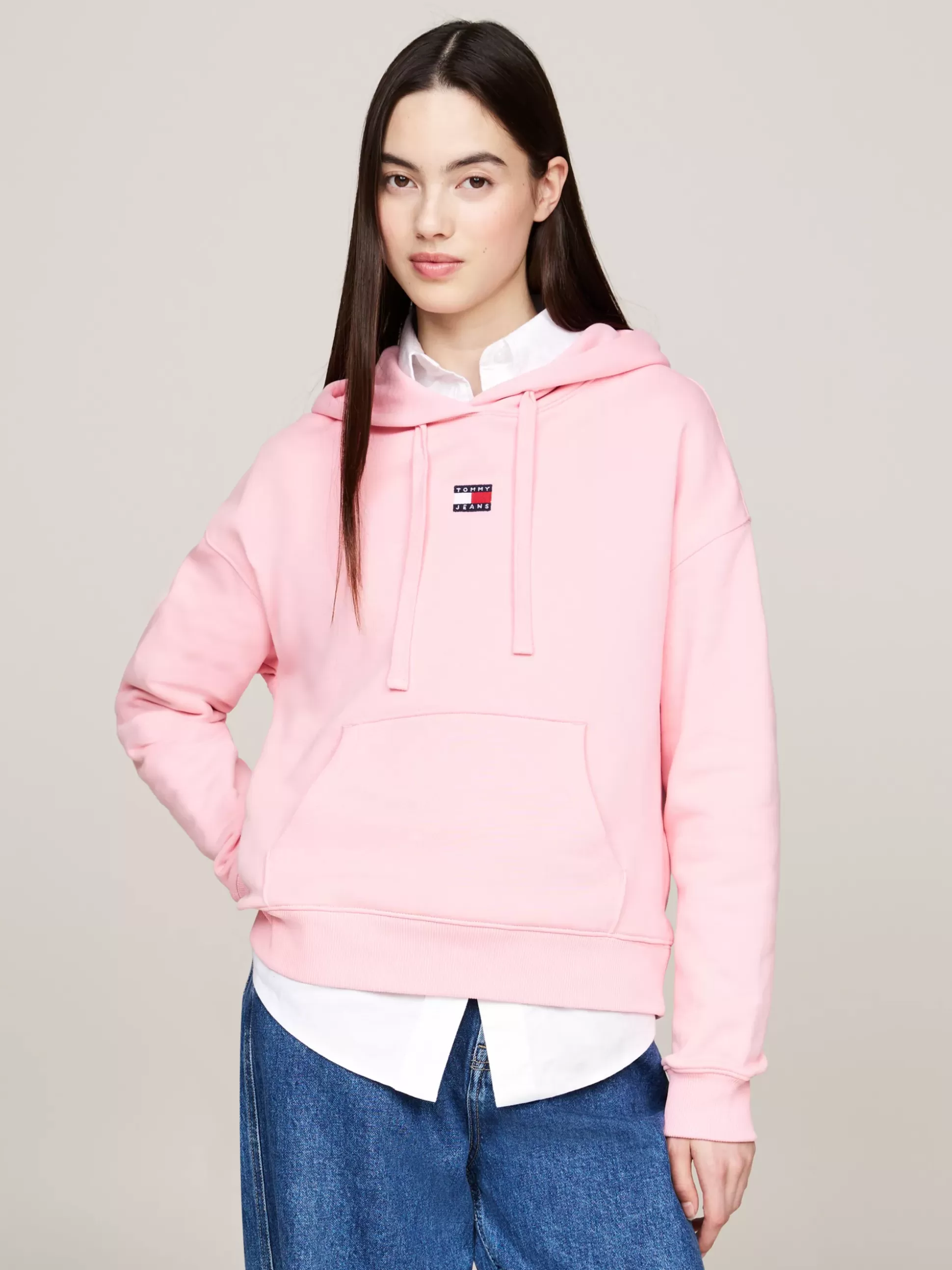 Tommy Hilfiger Bluzy Dresowe & Z Kapturem^Bluza Z Kapturem O Pudełkowym Kroju