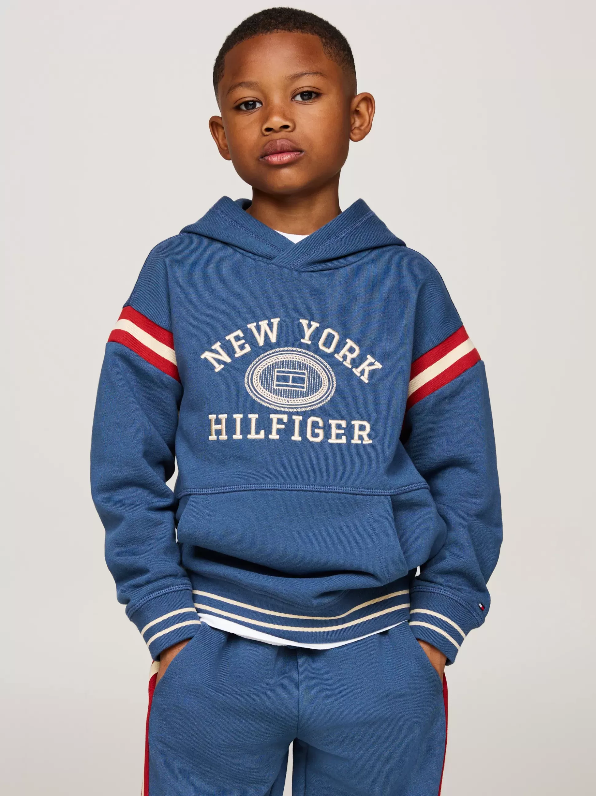 Dzieci Tommy Hilfiger Bluzy Dresowe I Z Kapturem^Bluza Z Kapturem Z Logo Hilfiger Monotype