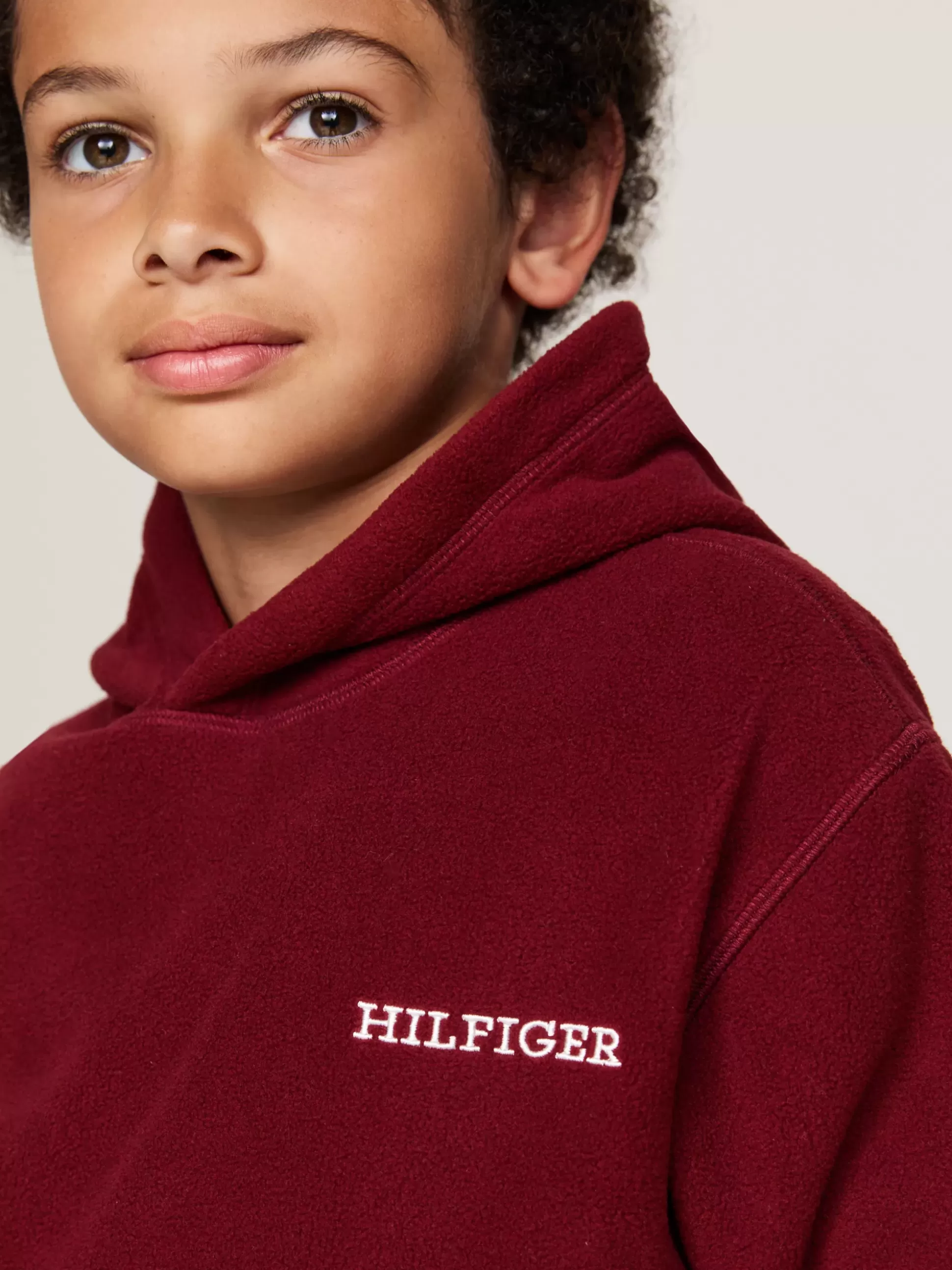 Dzieci Tommy Hilfiger Bluzy Dresowe I Z Kapturem | Bluzy Dresowe I Z Kapturem^Bluza Z Kapturem Z Logo Hilfiger Monotype