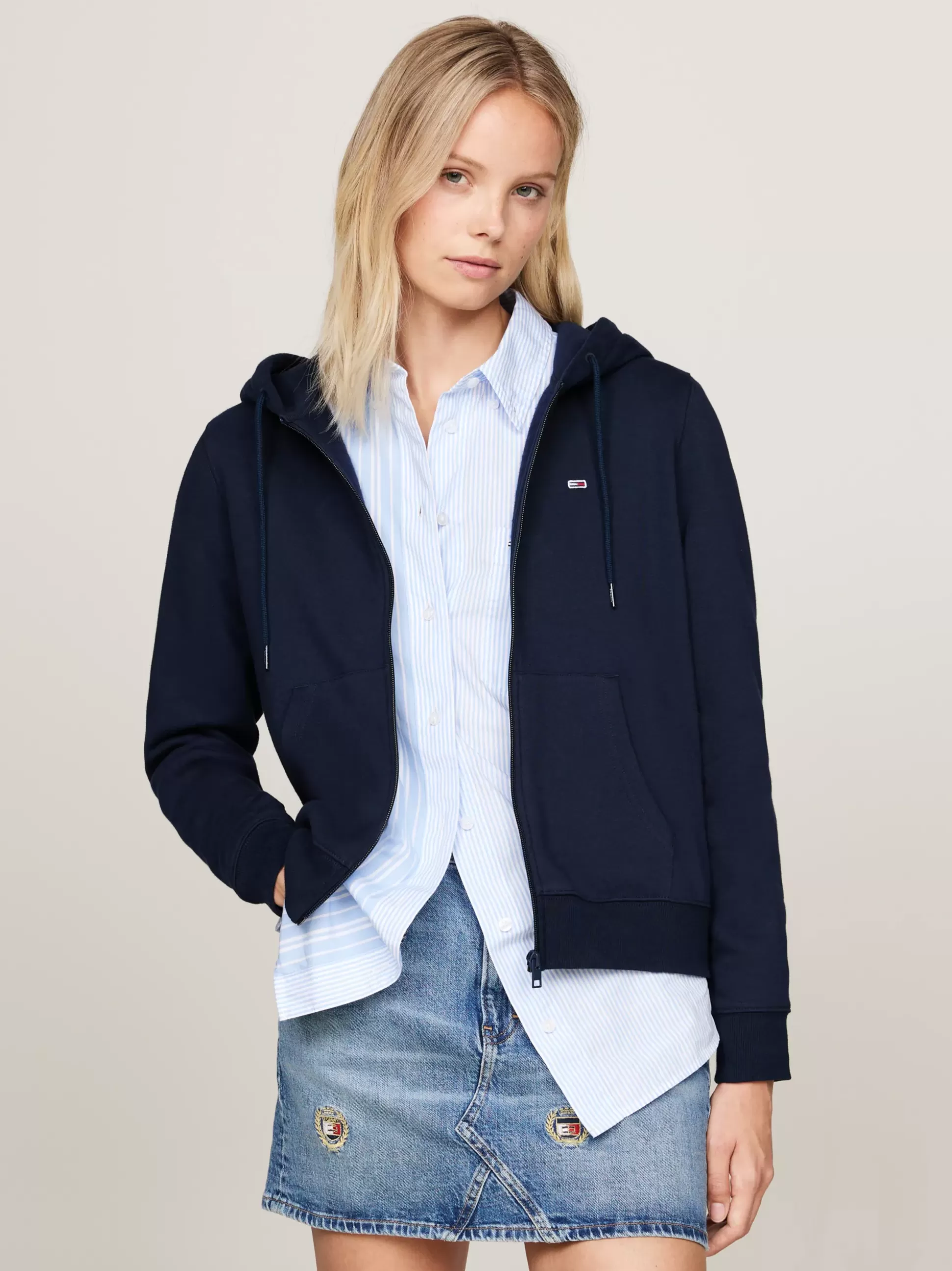 Tommy Hilfiger Bluzy Dresowe & Z Kapturem^Bluza Z Kapturem Z Zapięciem Na Zamek