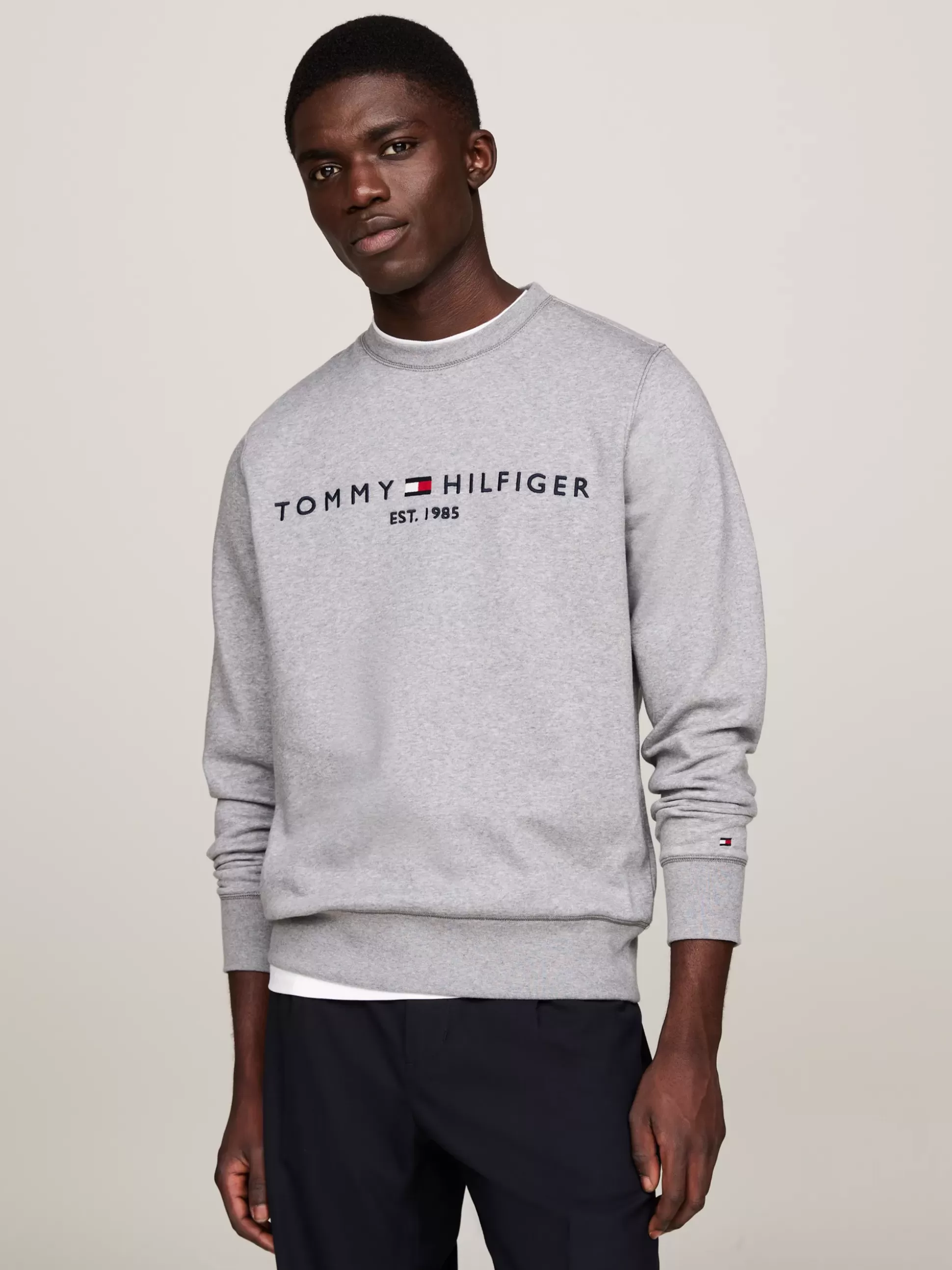 Tommy Hilfiger Bluzy Dresowe & Z Kapturem^Bluza Z Okrągłym Dekoltem Z Logo