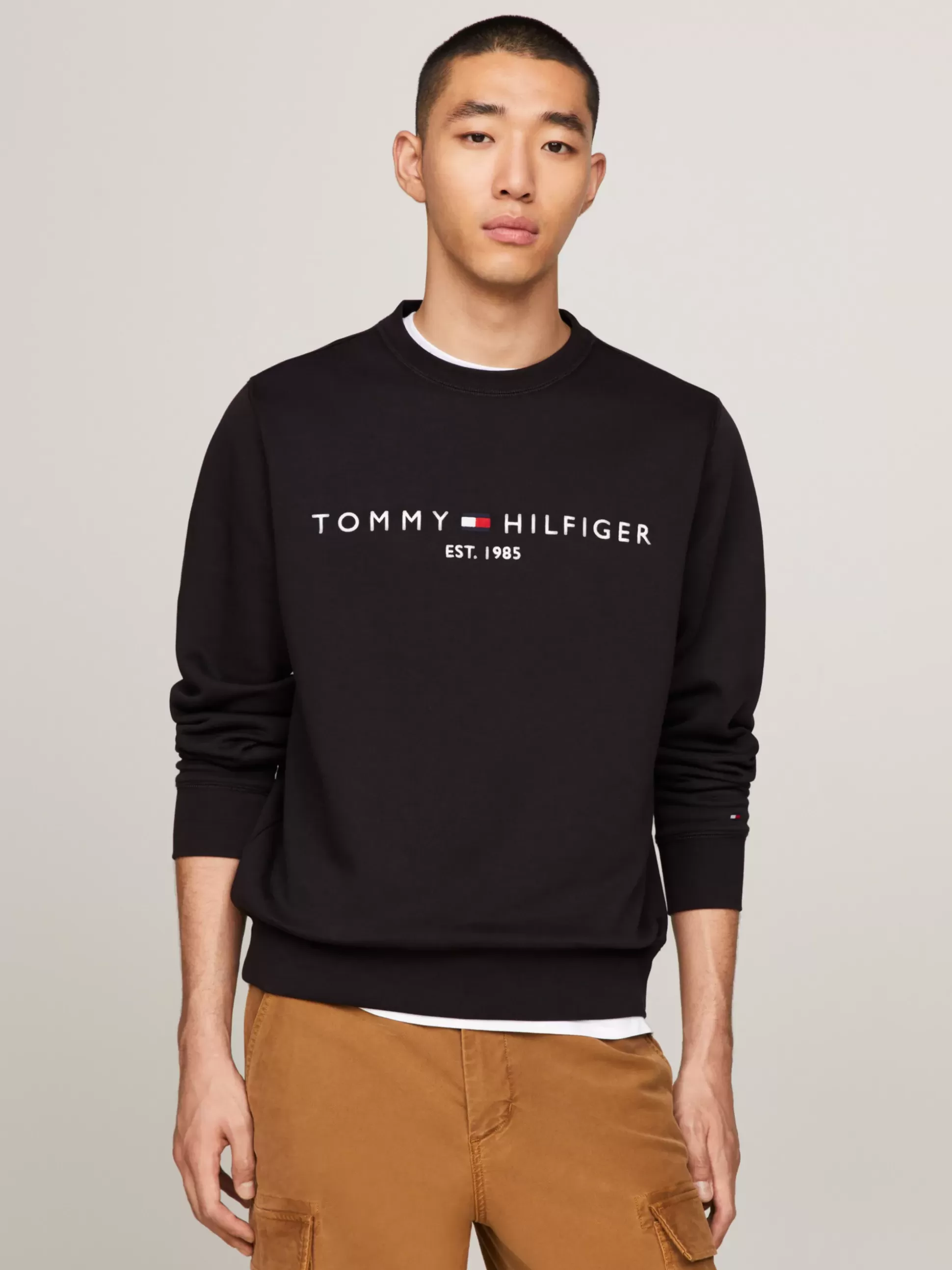 Tommy Hilfiger Dresy | Bluzy Dresowe & Z Kapturem^Bluza Z Okrągłym Dekoltem Z Logo