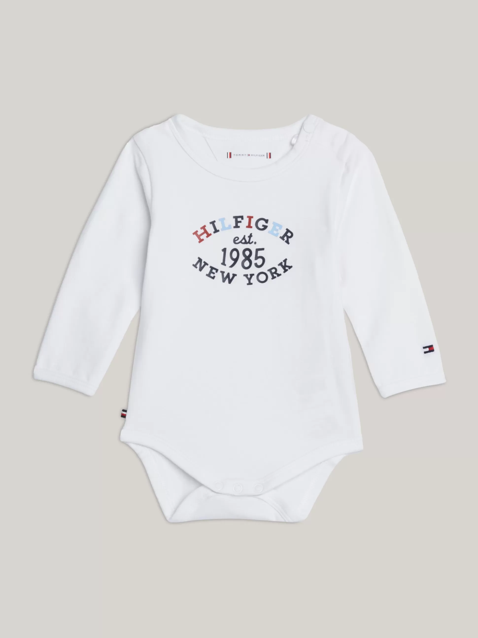 Dzieci Tommy Hilfiger Dziewczynki | Chłopcy^Body Z Długim Rękawem I Logo Hilfiger Monotype