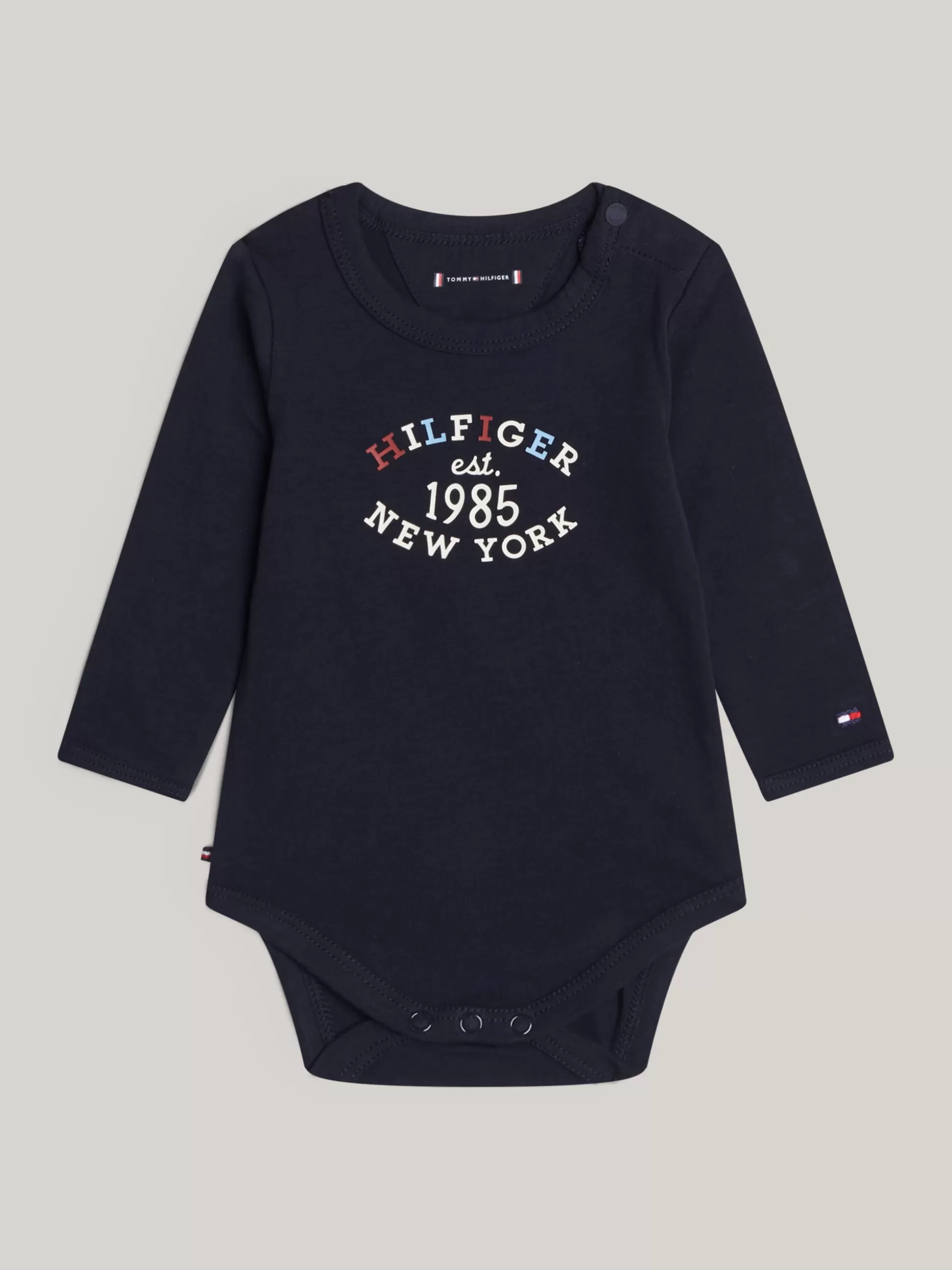 Dzieci Tommy Hilfiger Dziewczynki | Chłopcy^Body Z Długim Rękawem I Logo Hilfiger Monotype