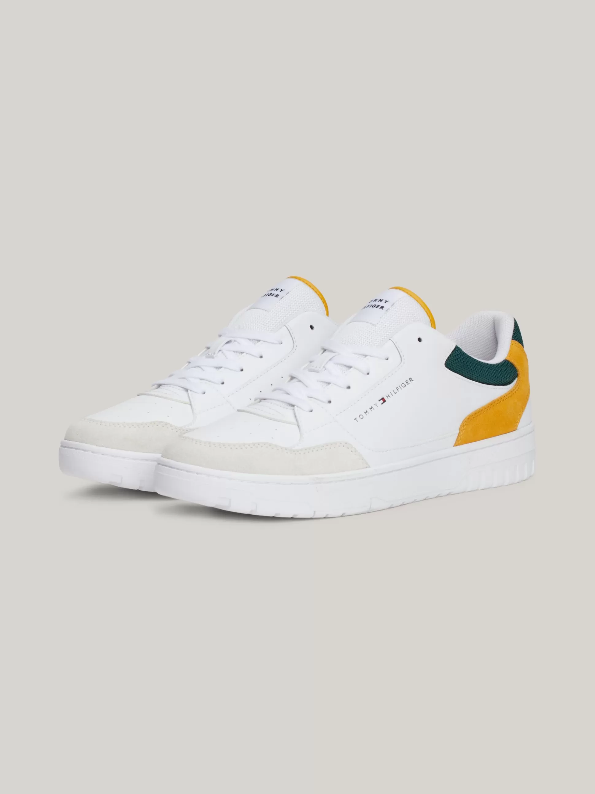 Tommy Hilfiger White Trainers | Sneakersy^Buty Sportowe Essential Z Kolorowym Designem