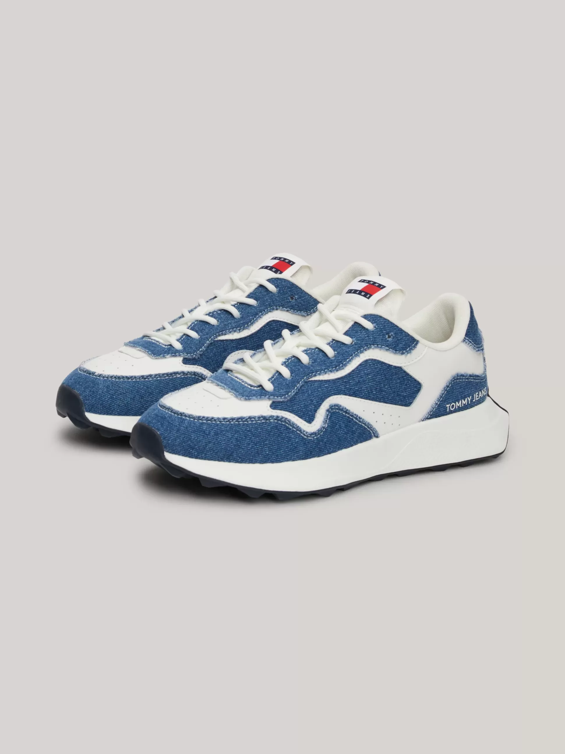 Tommy Hilfiger Sneakersy^Buty Sportowe W Stylu Retro Z ową Cholewką