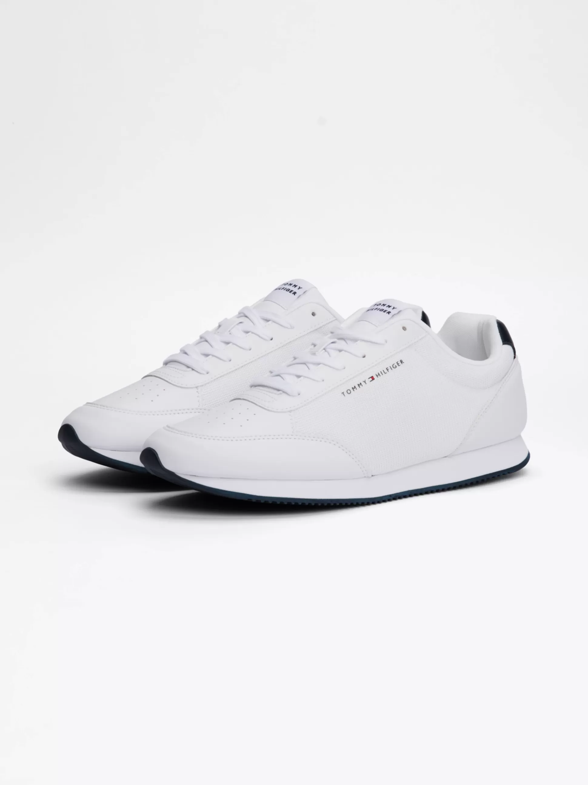 Tommy Hilfiger White Trainers | Sneakersy^Buty Sportowe Z Flagą