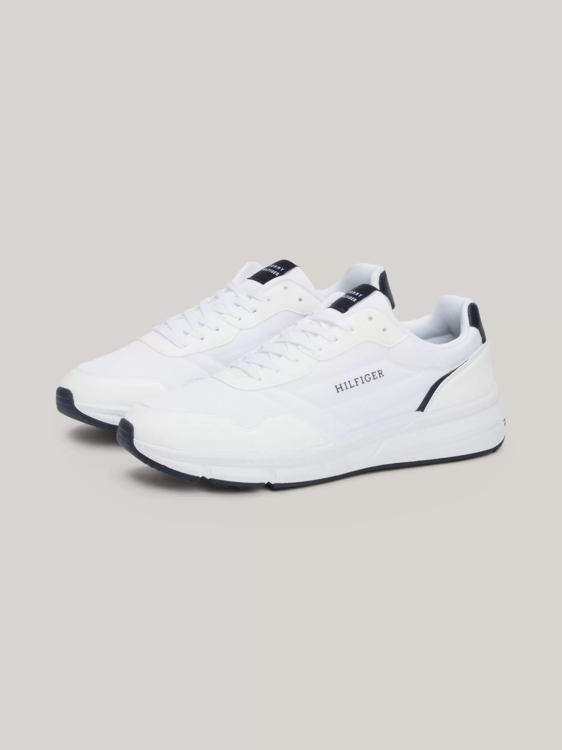 Tommy Hilfiger White Trainers | Sneakersy^Buty Sportowe Z Logo