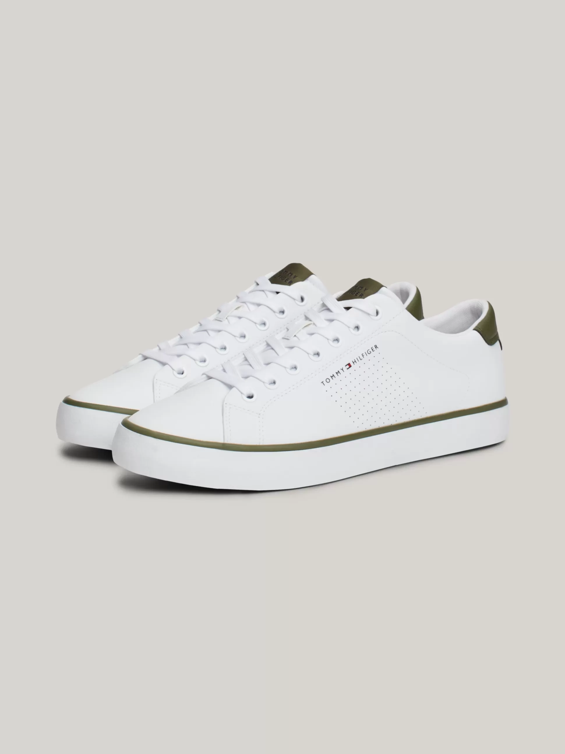 Tommy Hilfiger White Trainers | Sneakersy^Buty Sportowe Z Logo