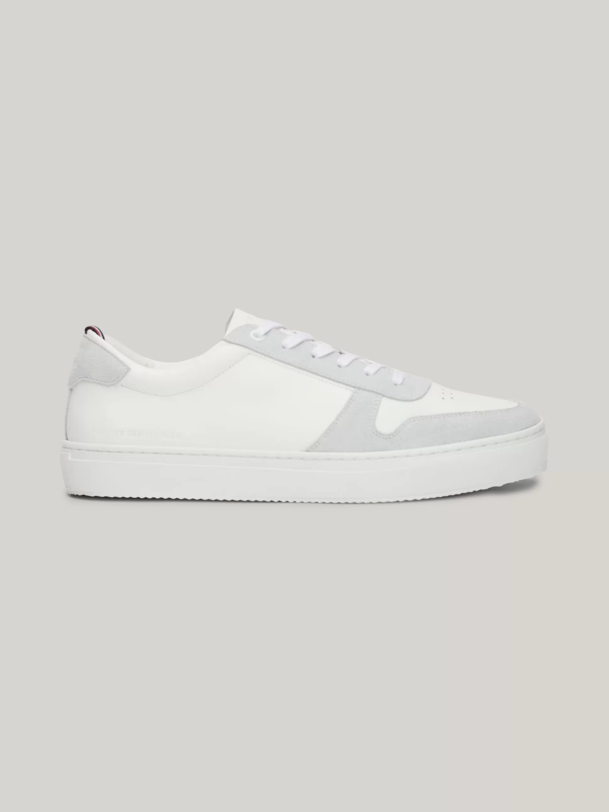 Tommy Hilfiger White Trainers | Sneakersy^Buty Sportowe Ze Skóry Premium Z Logo