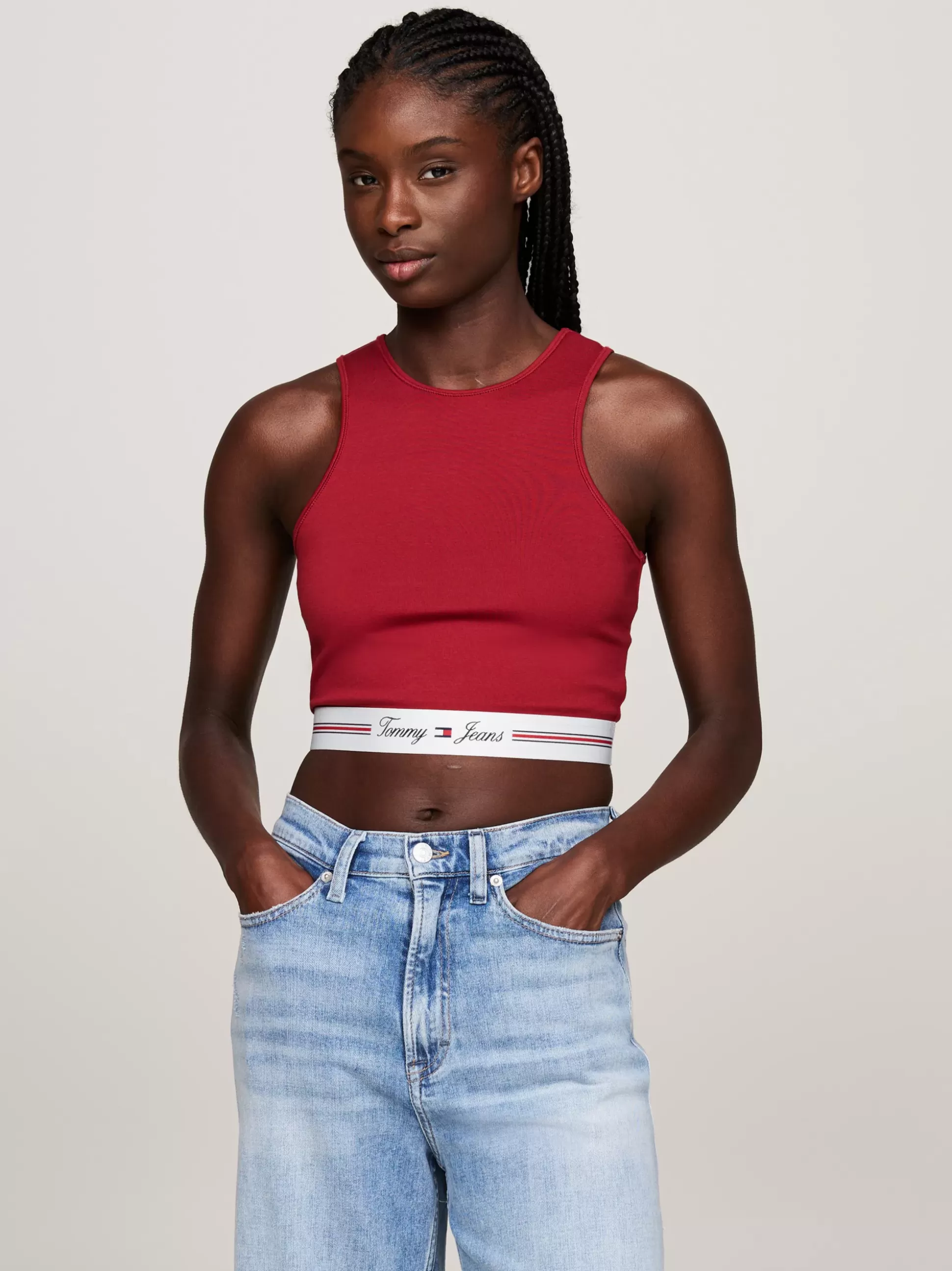 Tommy Hilfiger T-Shirty^Crop Top Z Wycięciem Z Tyłu