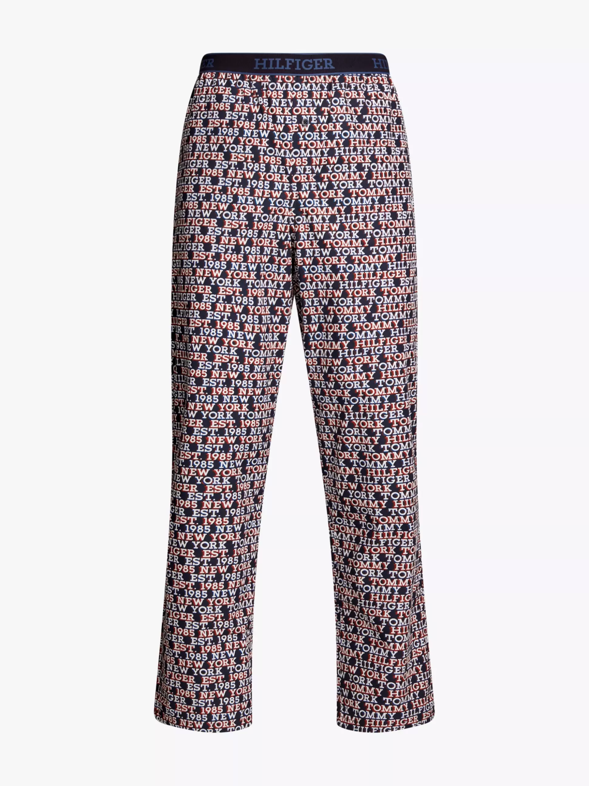 Tommy Hilfiger Stroje Kąpielowe^Dół Od Piżamy Z Wzorem I Logo Hilfiger Monotype