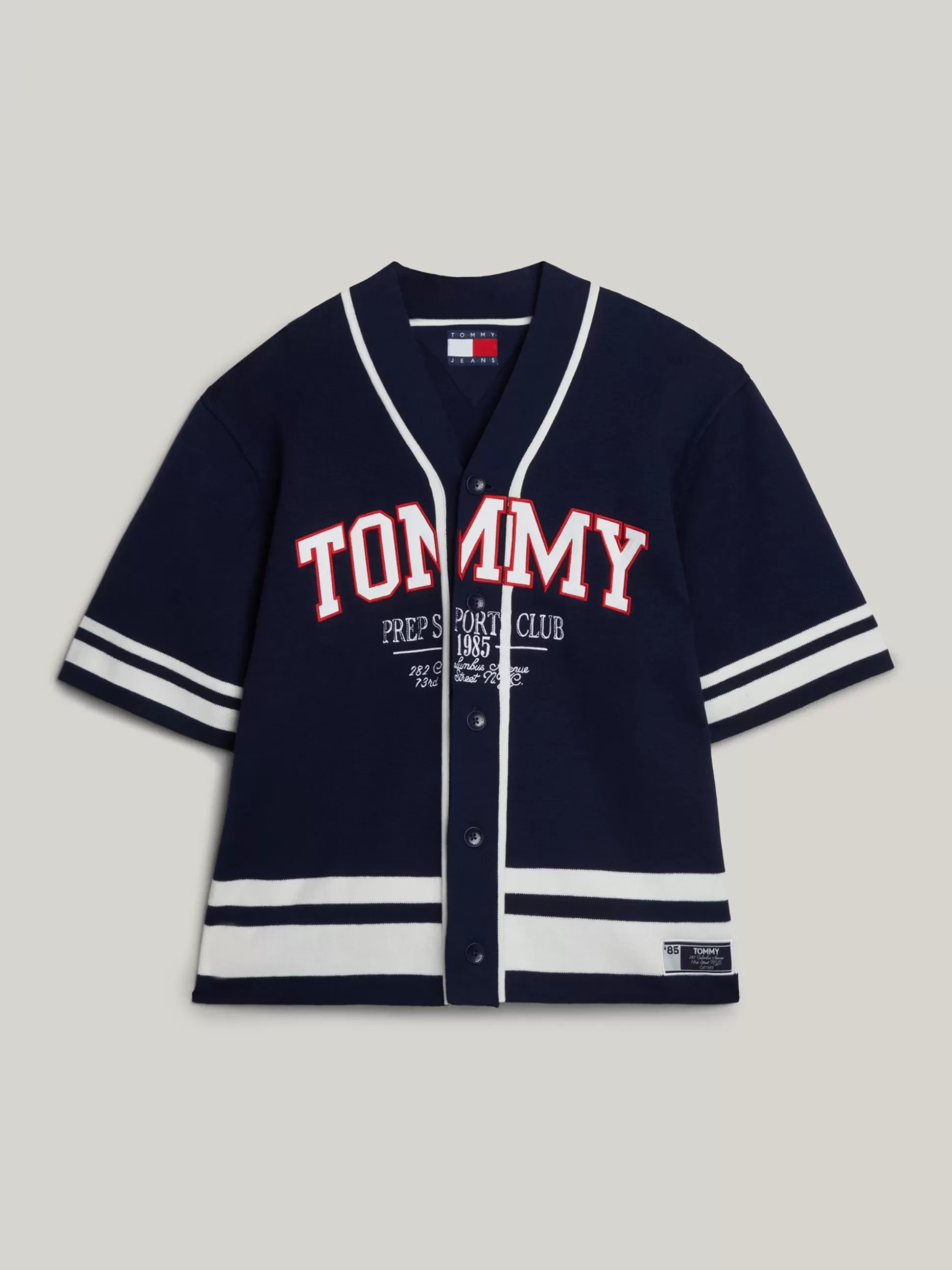 Tommy Hilfiger Swetry | Dzianina^Dzianinowa Koszula Baseballowa Unisex