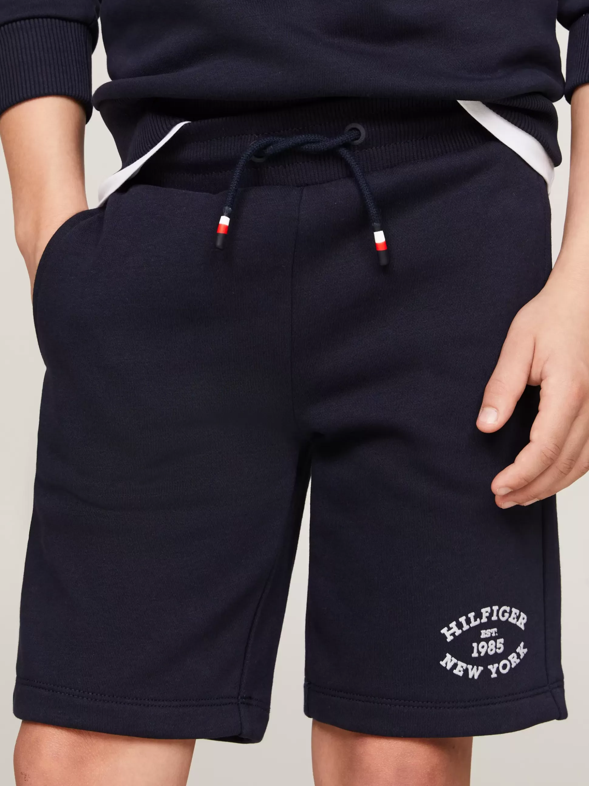 Dzieci Tommy Hilfiger Spodnie I Szorty^Dzianinowe Szorty Hilfiger Monotype