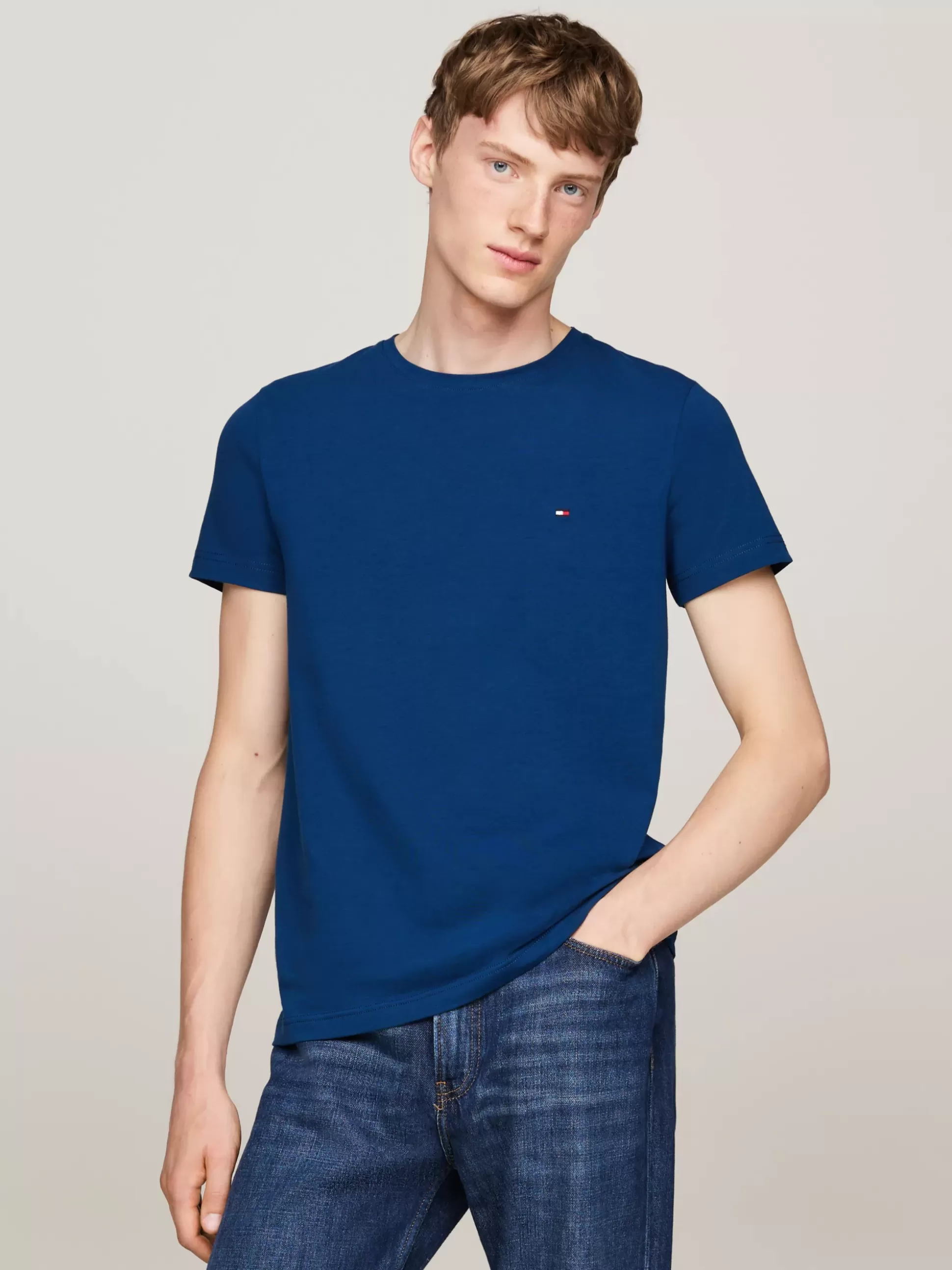 Tommy Hilfiger T-Shirty^Elastyczny T-shirt O Bardzo Wąskim Kroju