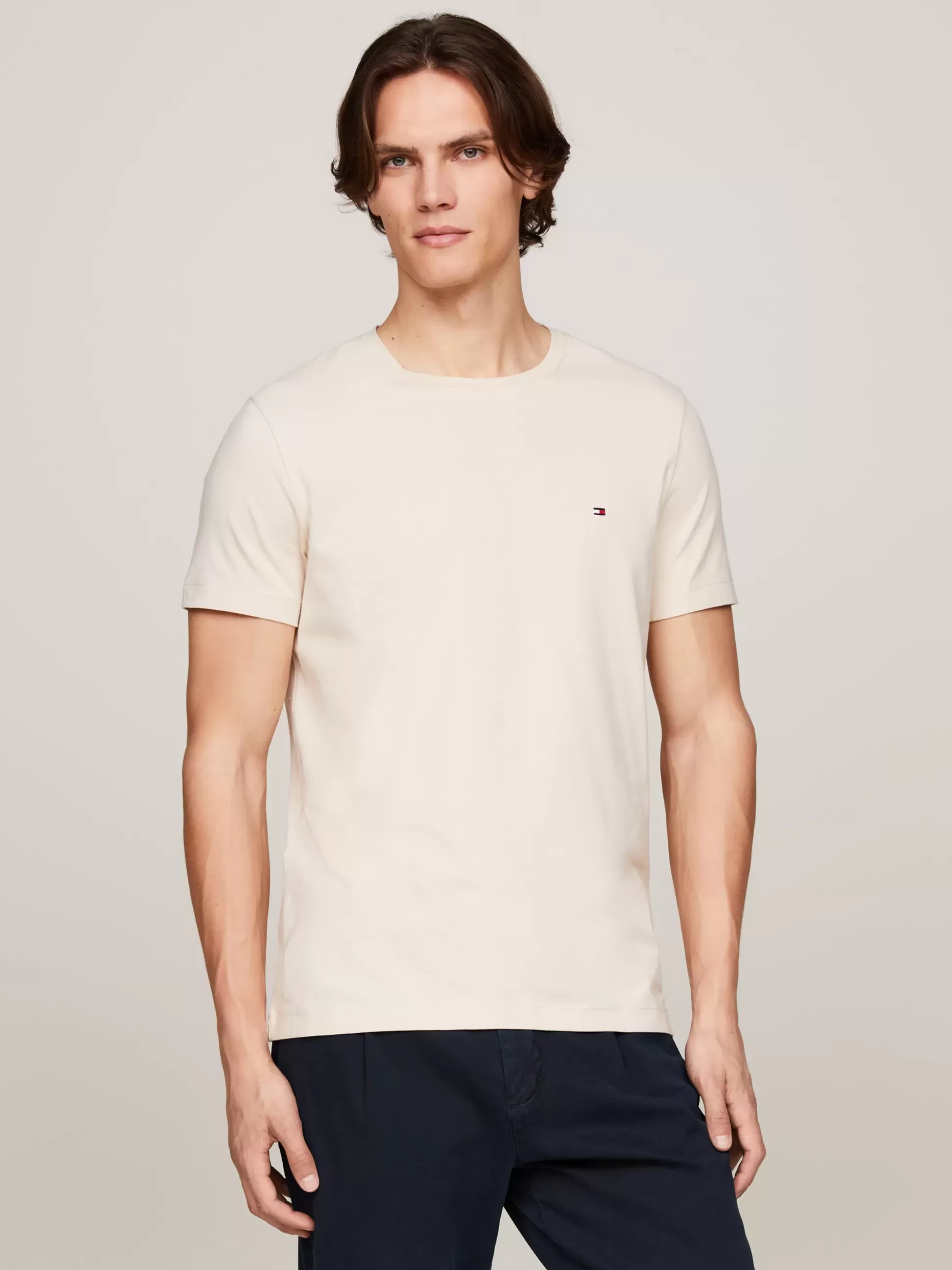 Tommy Hilfiger T-Shirty^Elastyczny T-shirt O Bardzo Wąskim Kroju