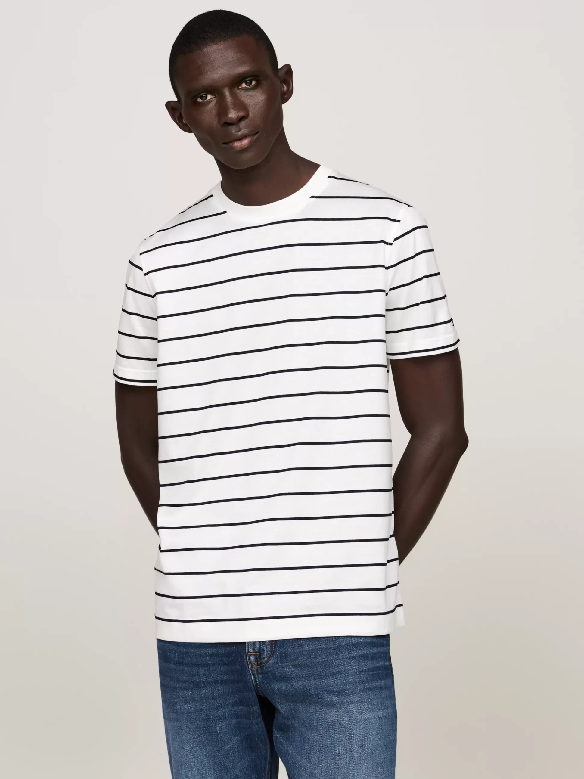 Tommy Hilfiger T-Shirty^Elegancki T-shirt W Paski