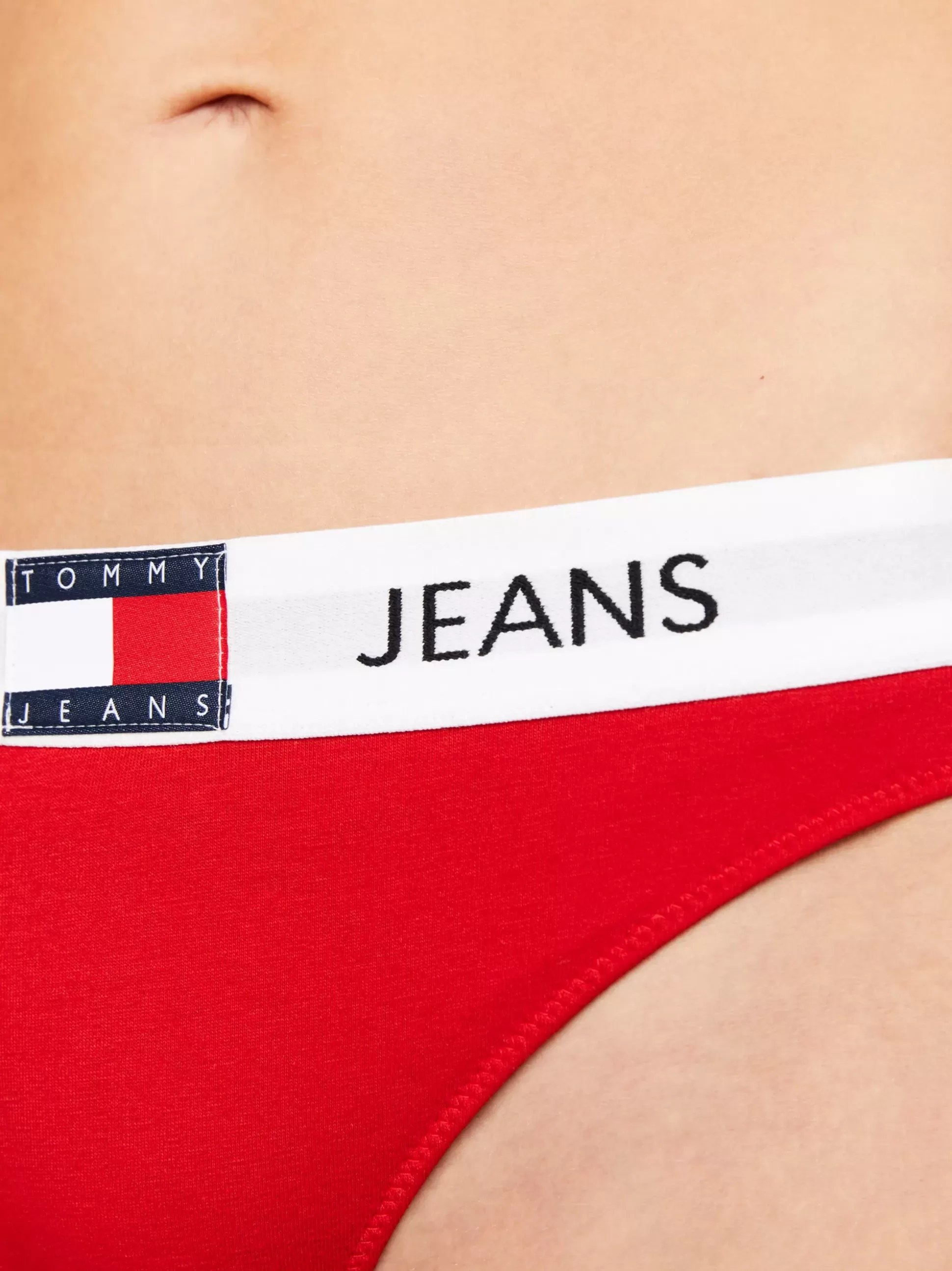 Tommy Hilfiger Figi | Bielizna^Figi Heritage Z Powtórzonym Logo Na Pasku