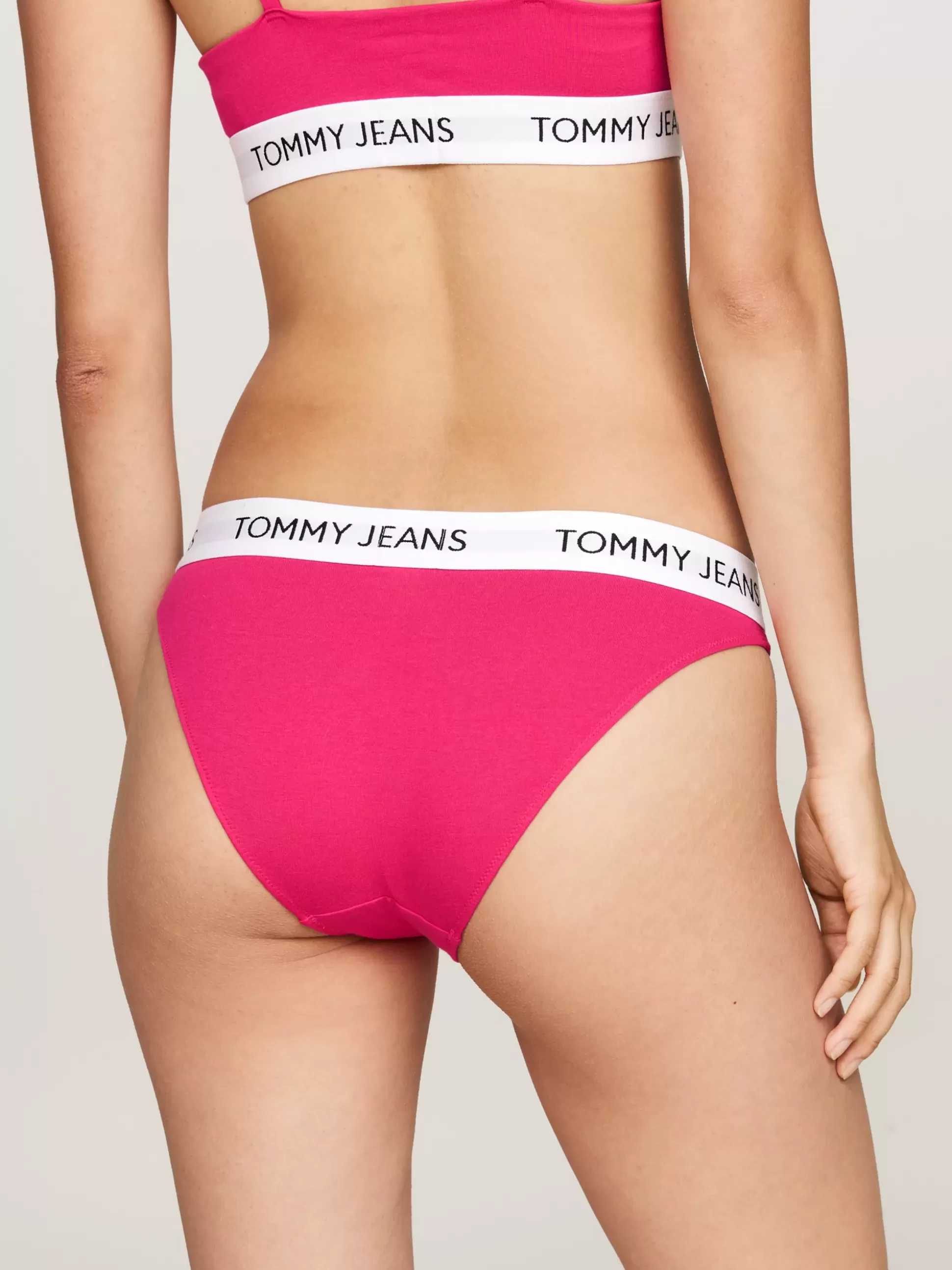 Tommy Hilfiger Figi | Bielizna^Figi Heritage Z Powtórzonym Logo Na Pasku