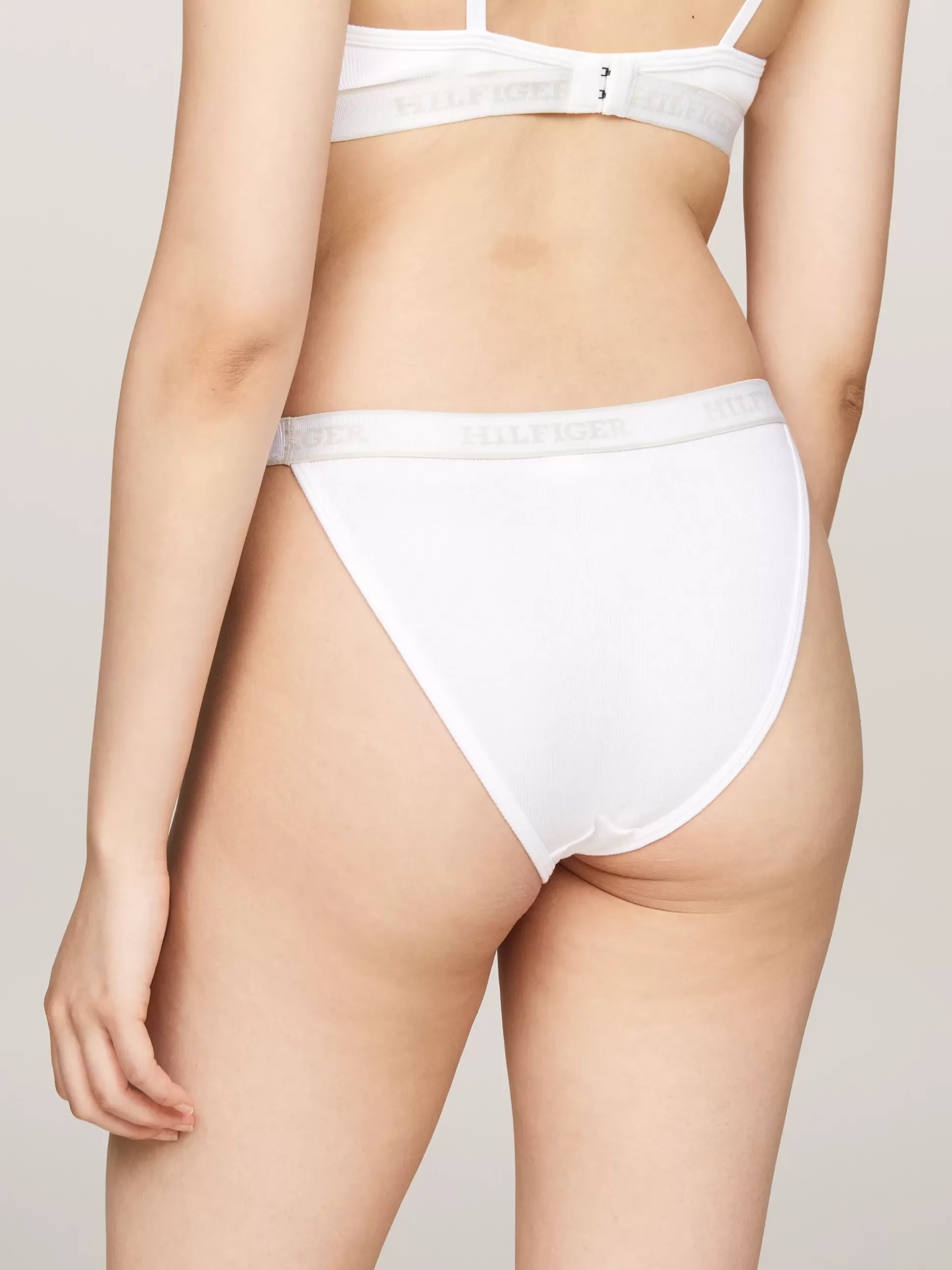 Tommy Hilfiger Figi | Bielizna^Figi O Fasonie Tanga Z Logo Hilfiger Monotype