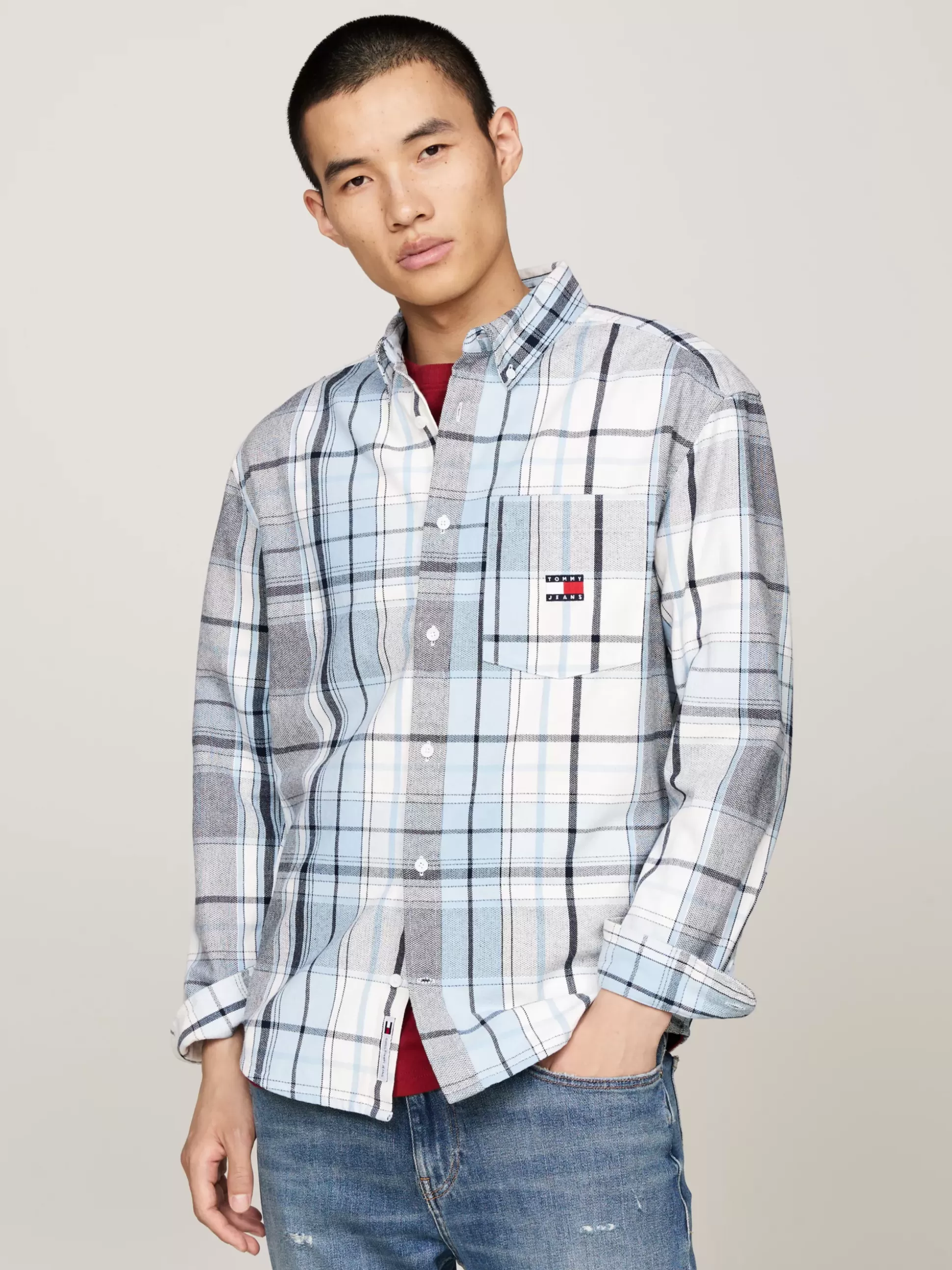 Tommy Hilfiger Koszule^Flanelowa Koszula O Luźnym Kroju