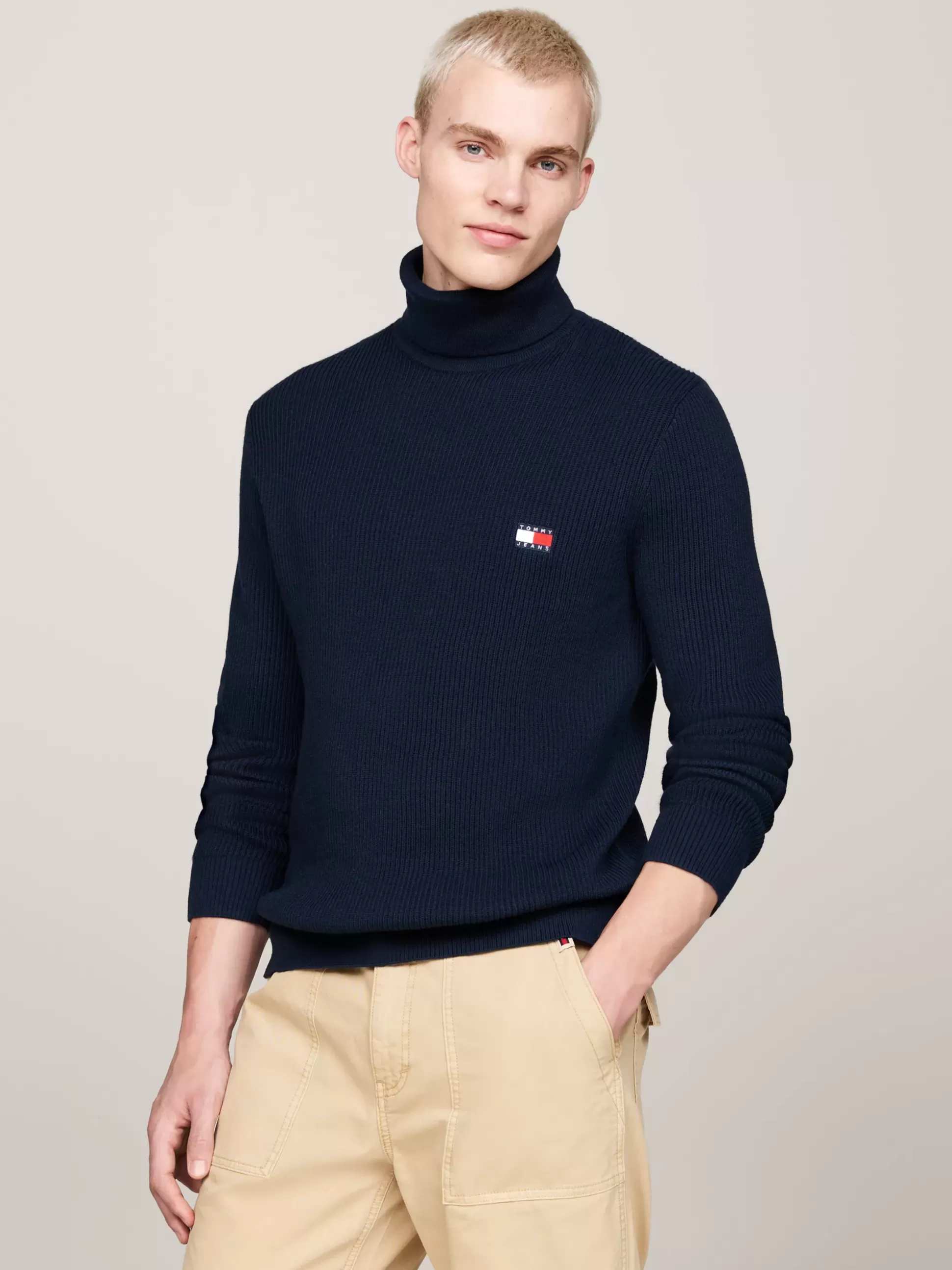 Tommy Hilfiger Swetry Z Golfem | Swetry^Golf O Wąskim Kroju Z Domieszką Wełny