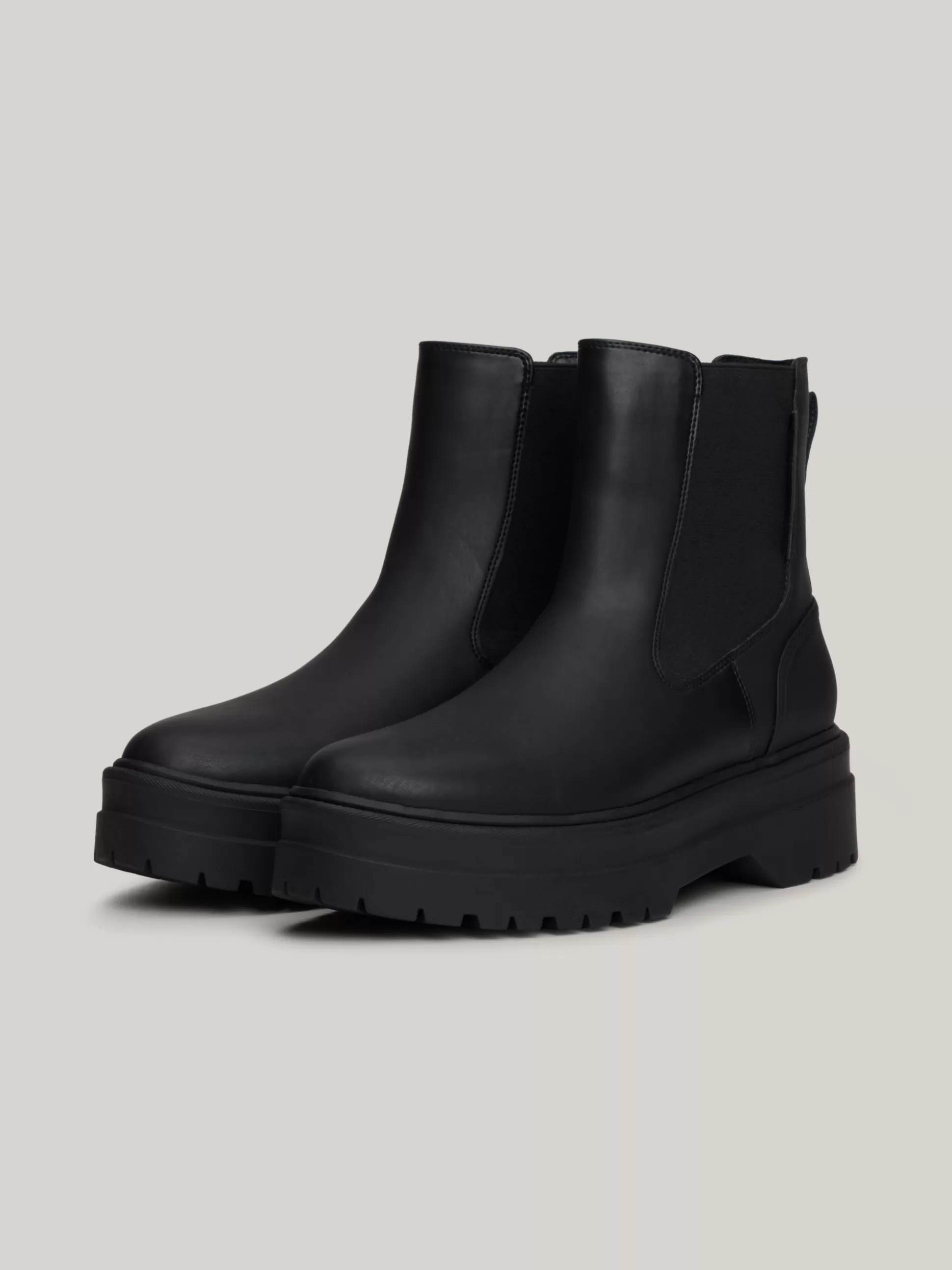 Tommy Hilfiger Chelsea Boots | Botki^Gumowane Sztyblety Na Grubej Podeszwie