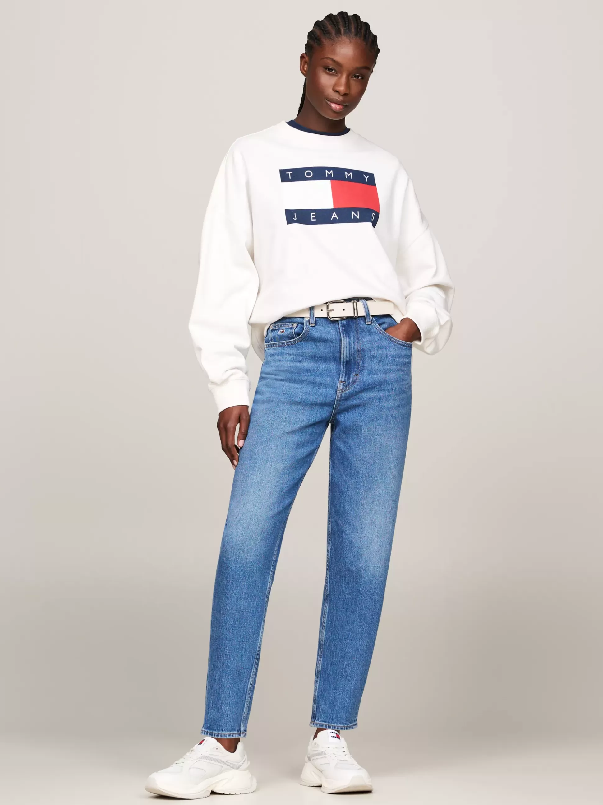 Tommy Hilfiger Jeansy^Jeansy O Kroju Mom Fit Z Ultrawysokim Stanem