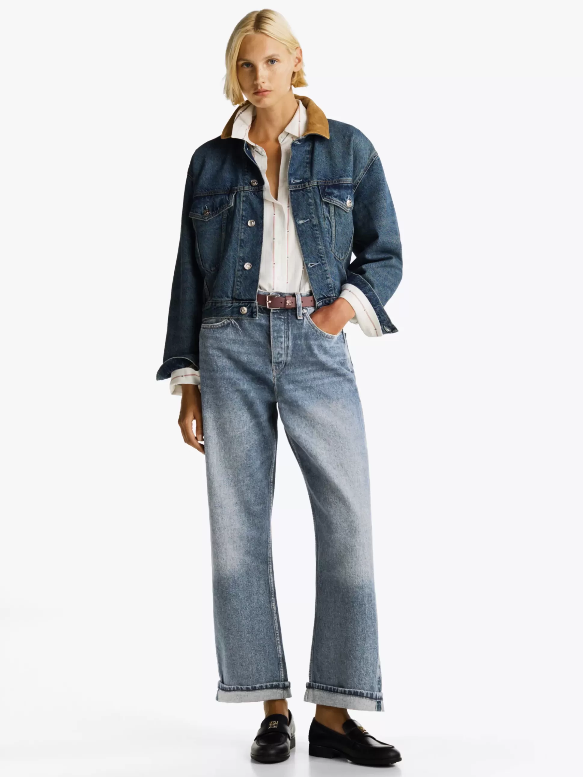 Tommy Hilfiger Jeansy^Jeansy O Luźnym Kroju Ze średnim Stanem I Prostymi Nogawkami
