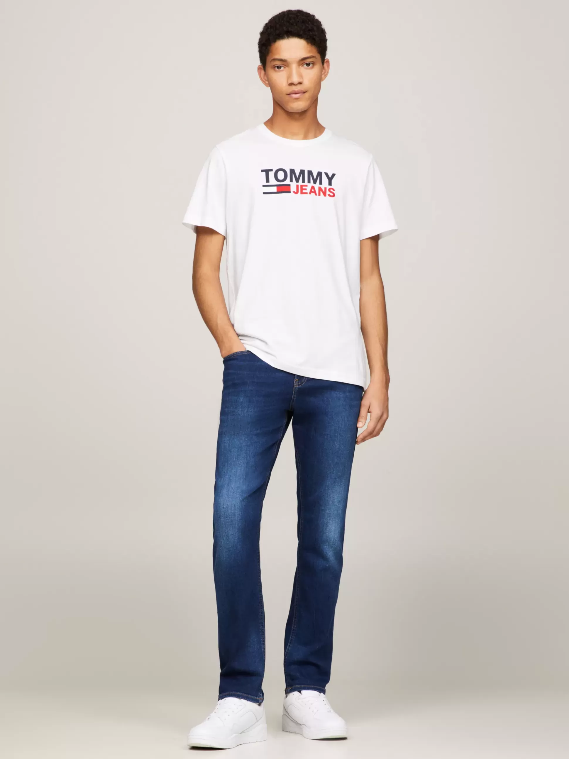 Tommy Hilfiger Jeansy^Jeansy Ryan O Regularnym Kroju Z Prostymi Nogawkami I Efektem Wyblaknięcia