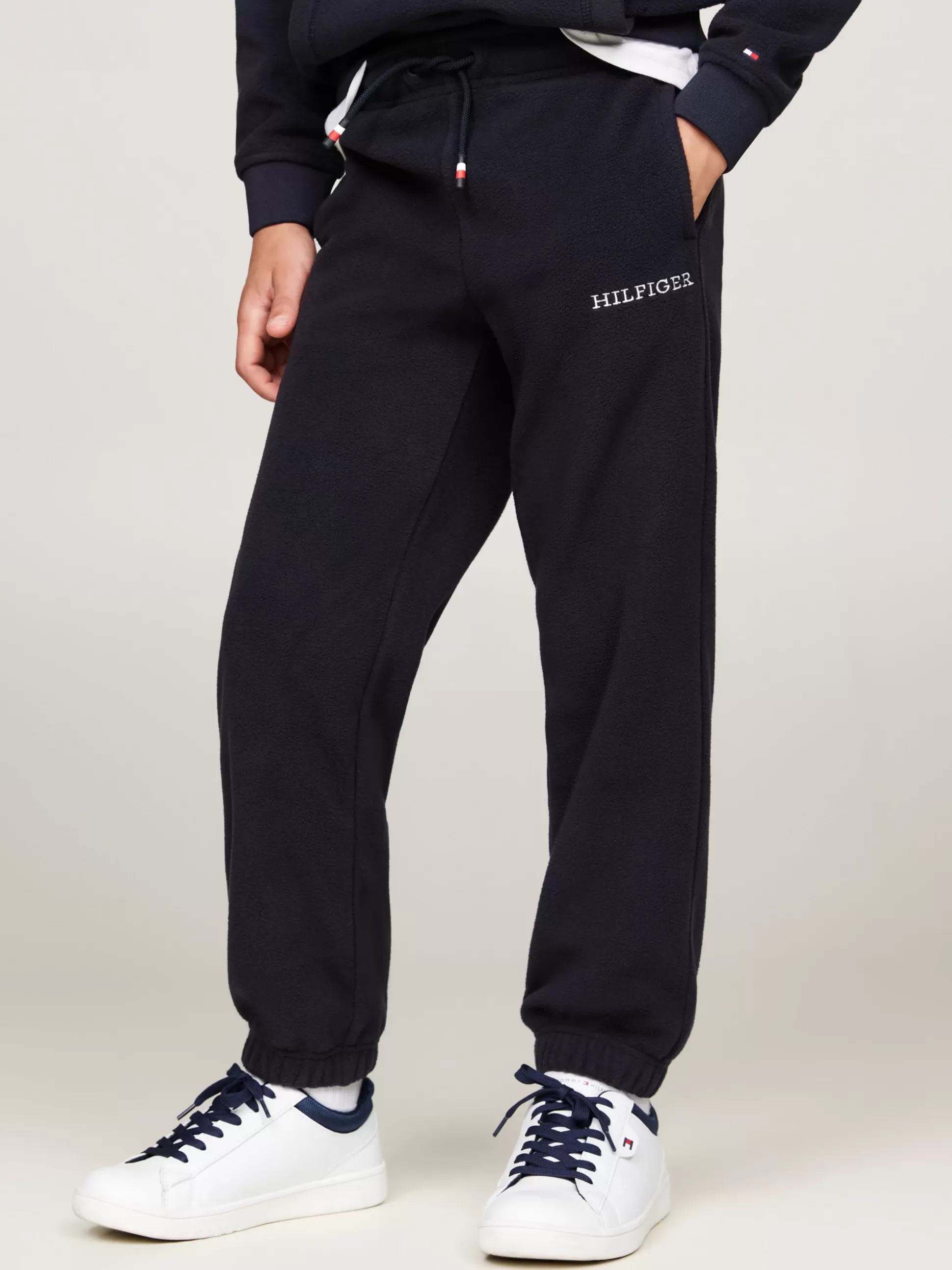 Dzieci Tommy Hilfiger Spodnie, Szorty I Spódnice | Spodnie I Szorty^Joggery Z Polaru Hilfiger Monotype