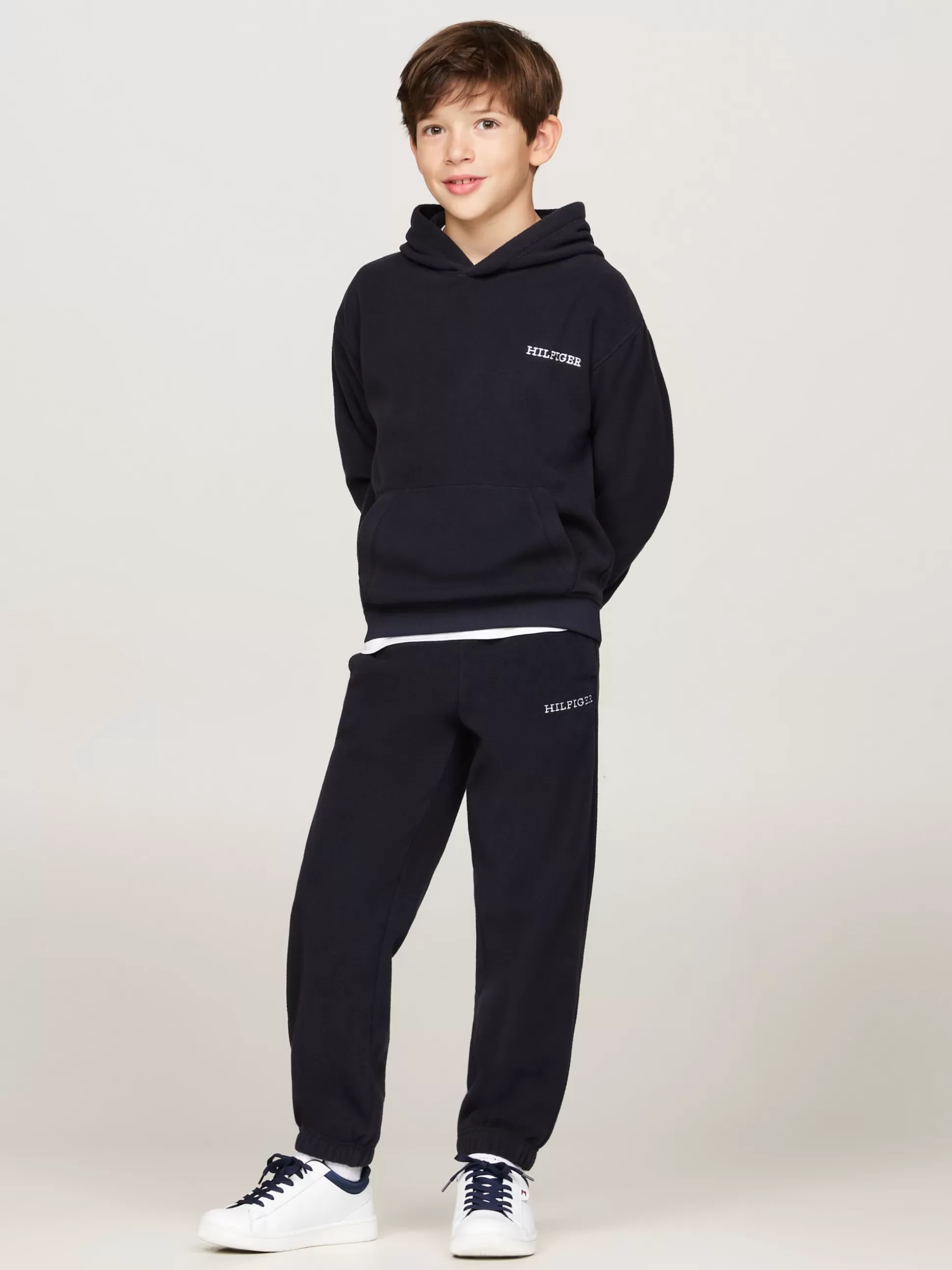 Dzieci Tommy Hilfiger Spodnie, Szorty I Spódnice | Spodnie I Szorty^Joggery Z Polaru Hilfiger Monotype