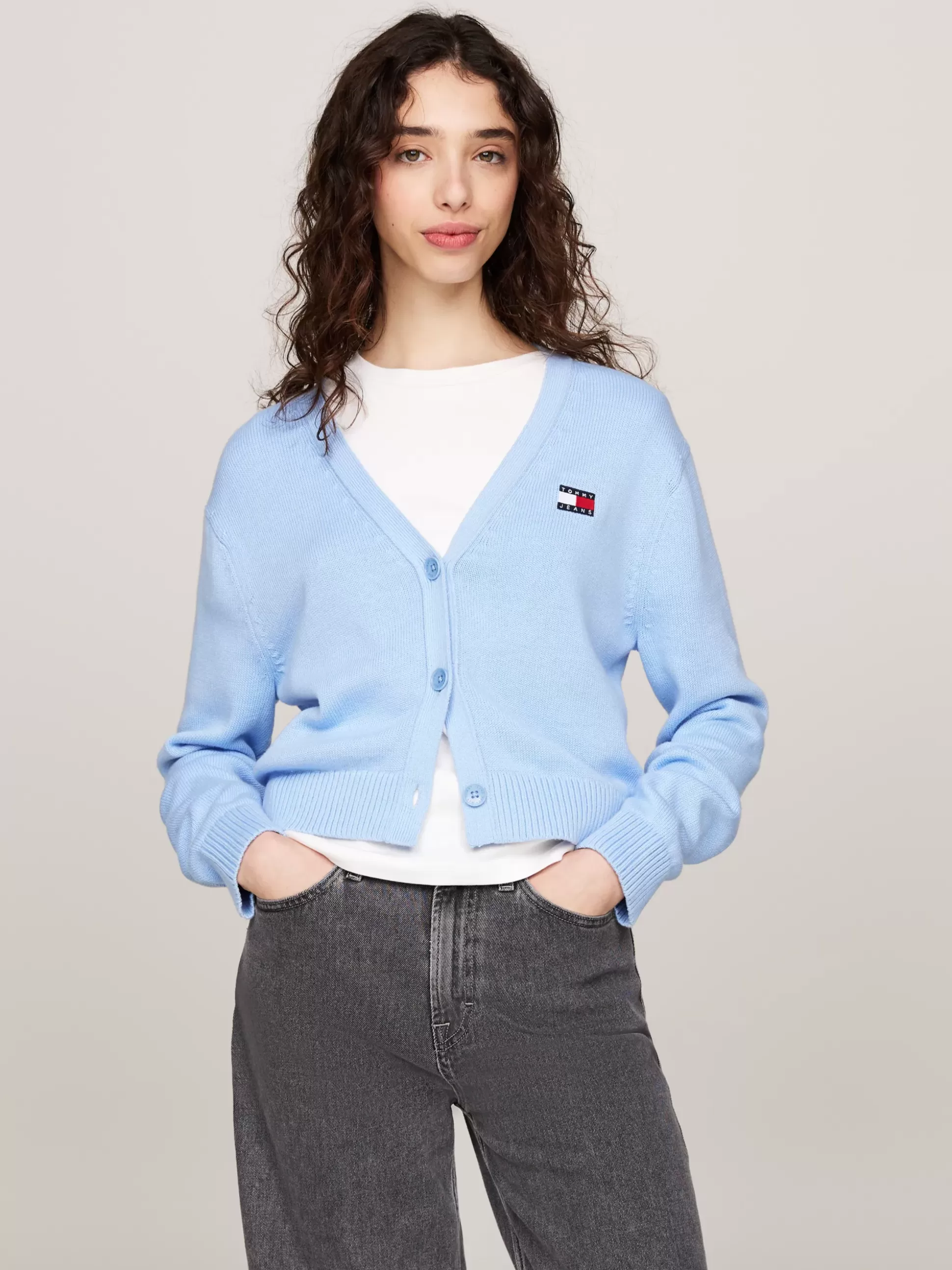 Tommy Hilfiger Kardigany | Dzianina^Kardigan O Pudełkowym Kroju