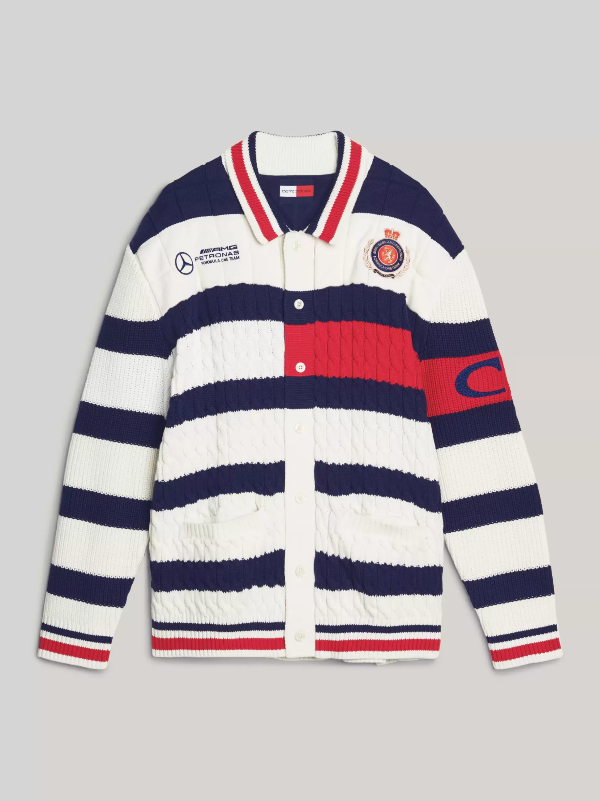 Tommy Hilfiger Kardigany | Dzianina^Kardigan Rugby Tommy X Mercedes F1 X CR