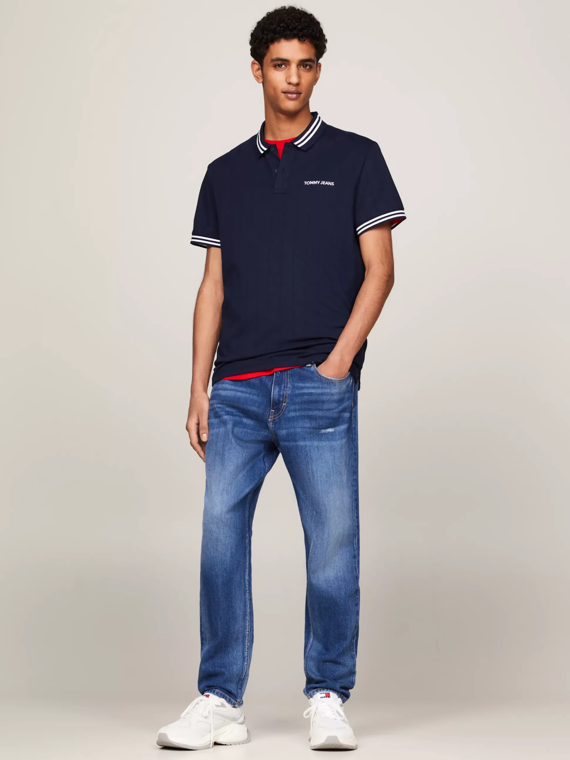 Tommy Hilfiger Koszulki Polo^Koszula Polo Classic Varsity W Paski